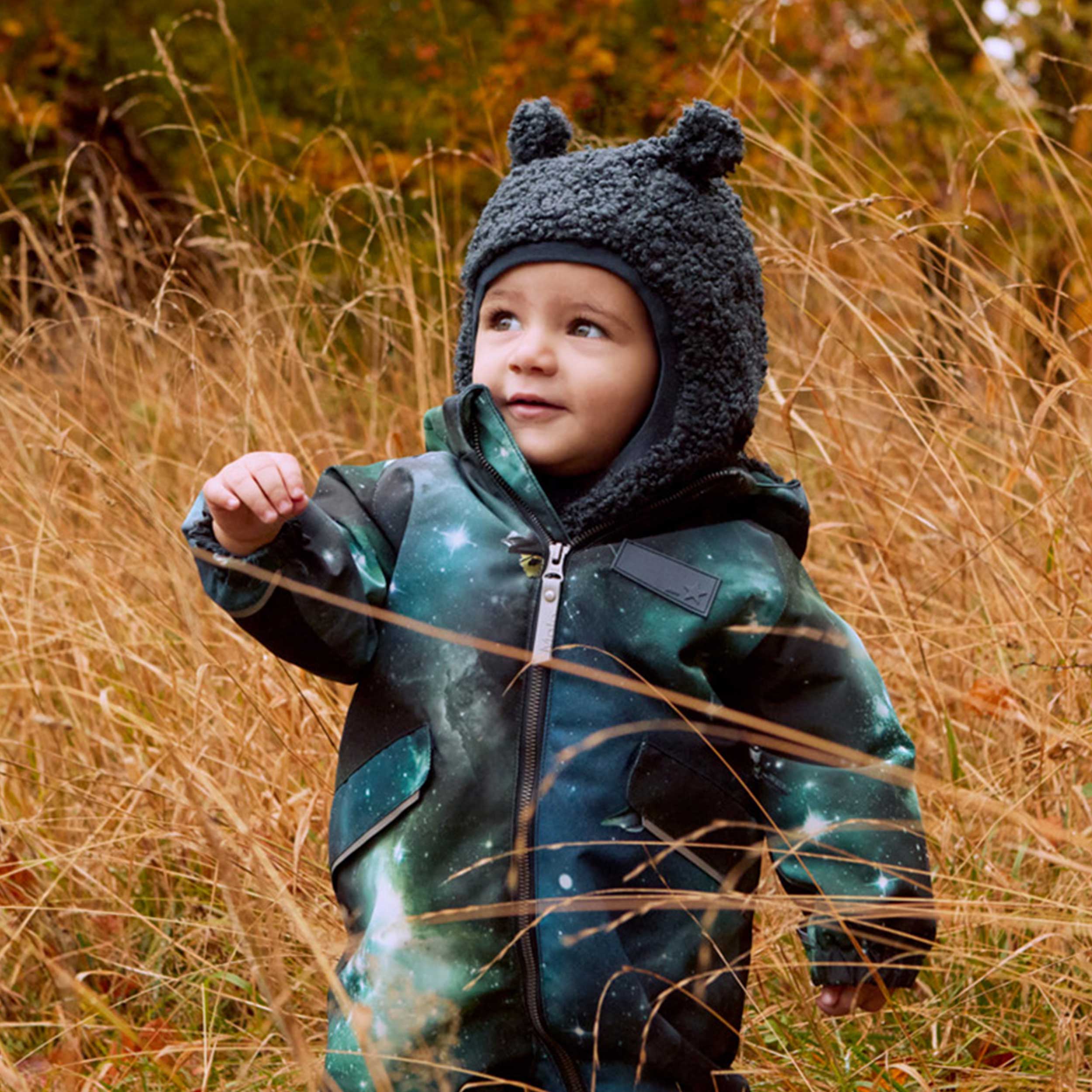 Passamontagna Blu Con Orecchie Firmato MOLO