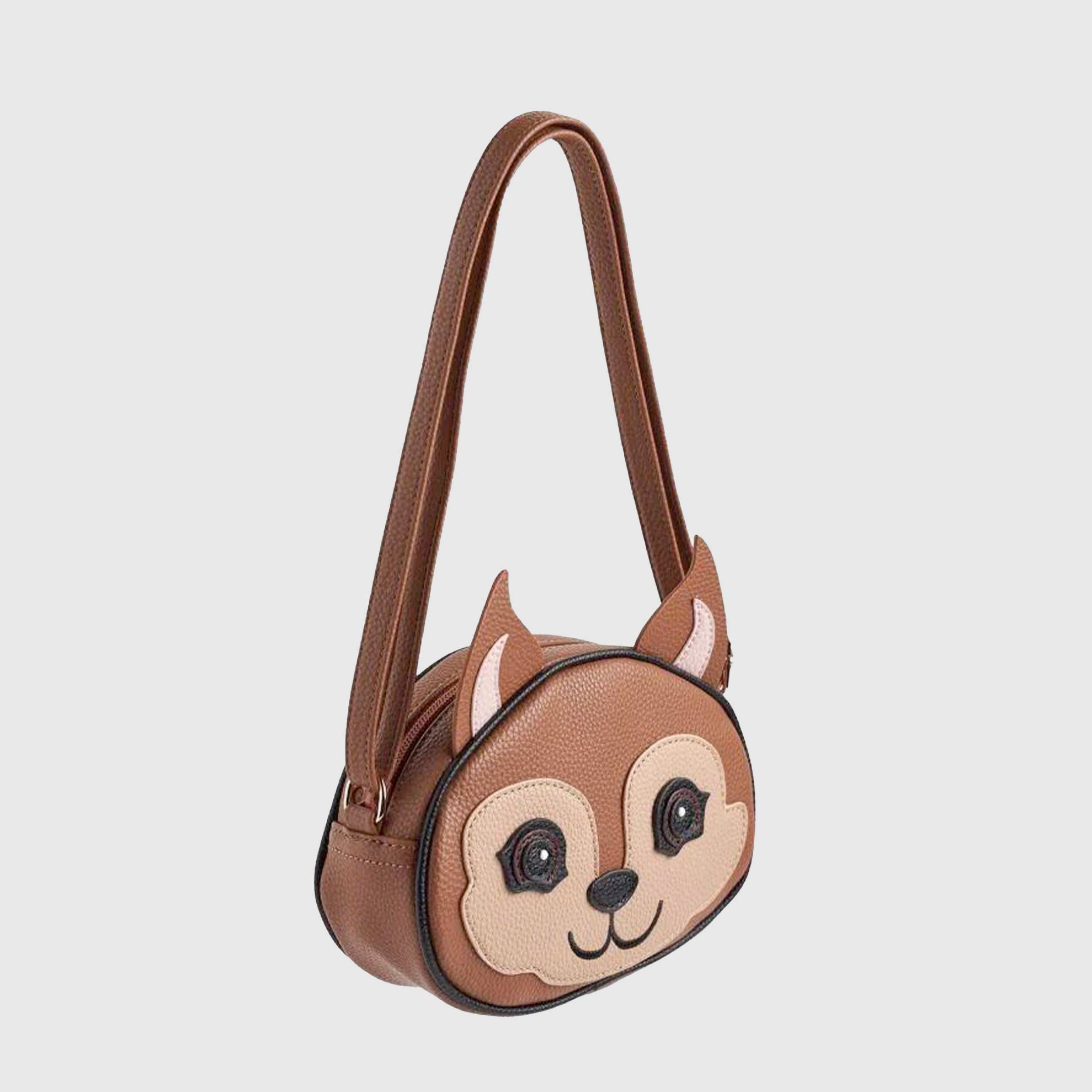 Borsa Marrone Scoiattolo Firmato MOLO - annameglio.com abbigliamento moda