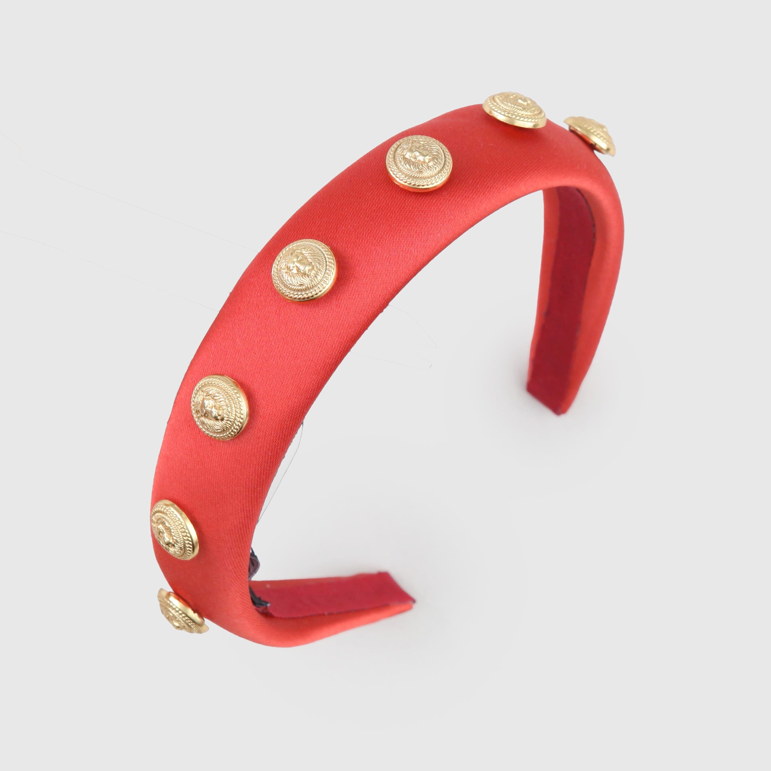 Cerchietto Rosso Con Bottoni Firmato BALMAIN - annameglio.com abbigliamento moda