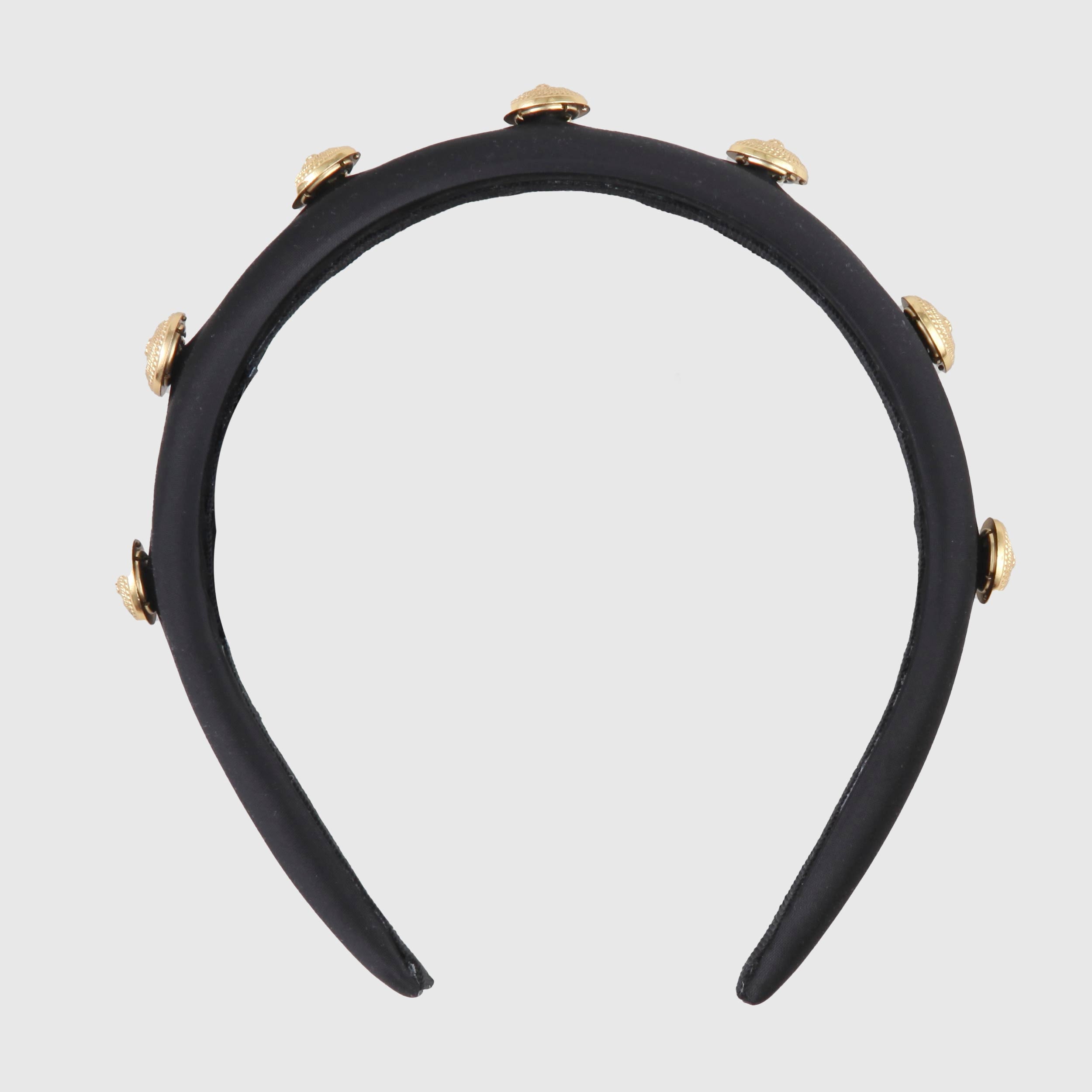 Cerchietto Nero Con Bottoni Firmato BALMAIN - annameglio.com abbigliamento moda