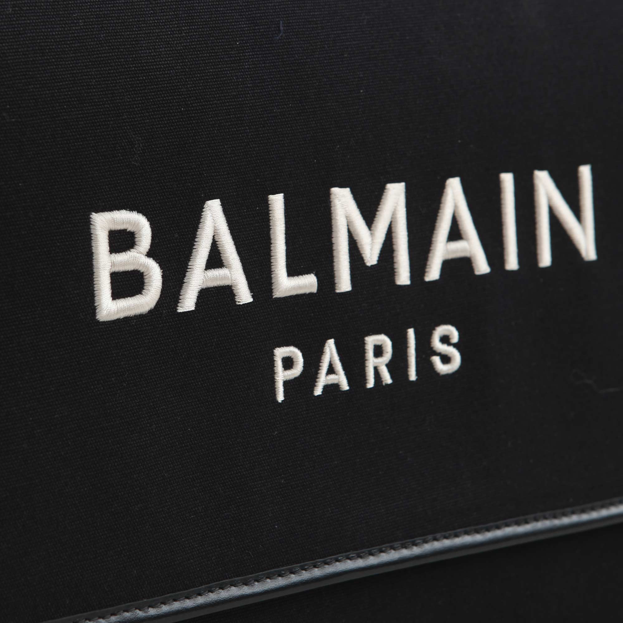 Borsa Fasciatoio Nera Con Logo Firmata BALMAIN - annameglio.com abbigliamento moda