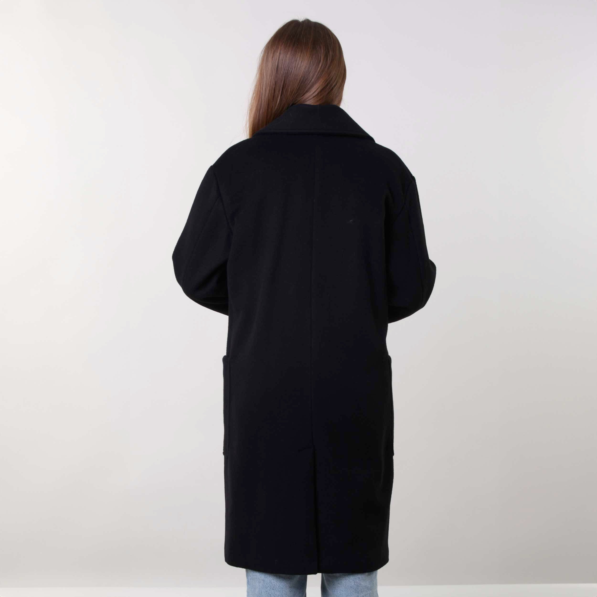 Cappotto Nero Con Bottoni Firmato BALMAIN - annameglio.com abbigliamento moda