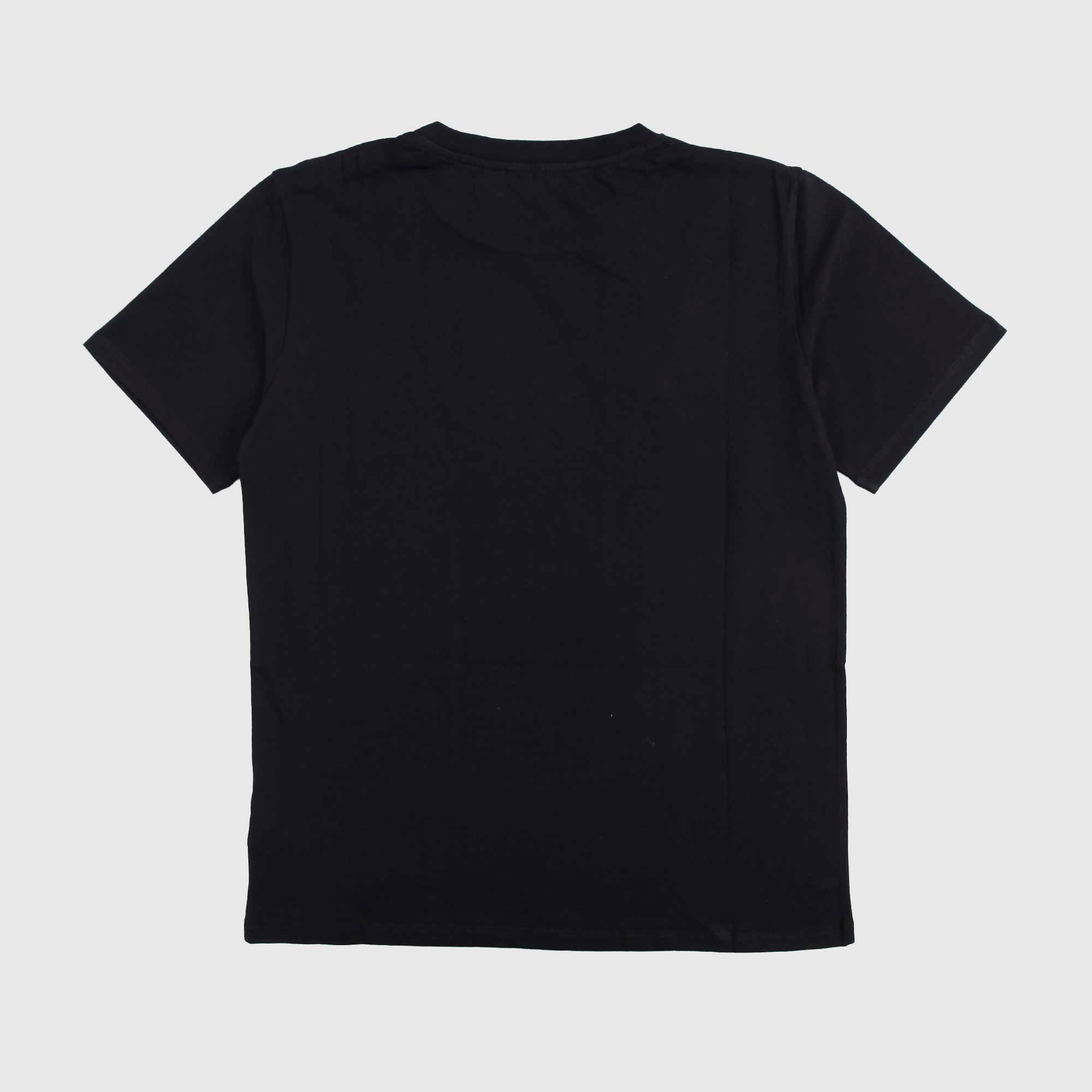 T-shirt Nera E Dettagli Oro Firmata  BALMAIN - annameglio.com abbigliamento moda