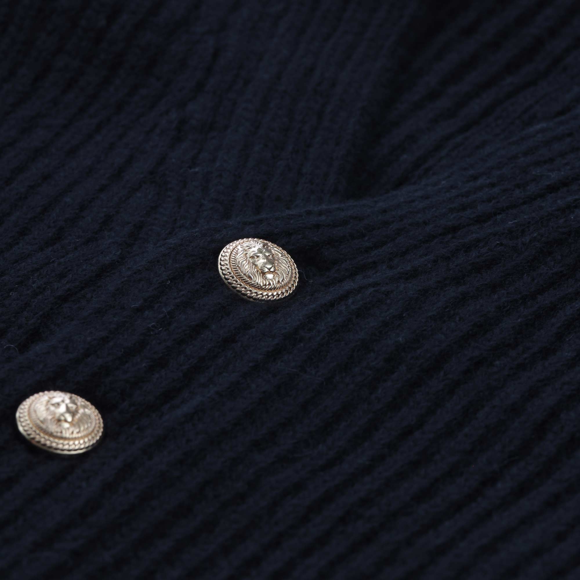 Cardigan Blu Notte Firmato BALMAIN - annameglio.com abbigliamento moda