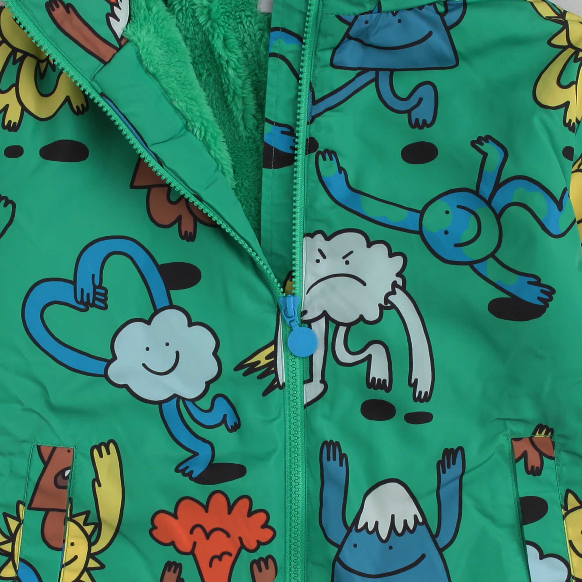 Giubbino Verde Con Stampe Firmato STELLA MCCARTNEY - annameglio.com abbigliamento moda