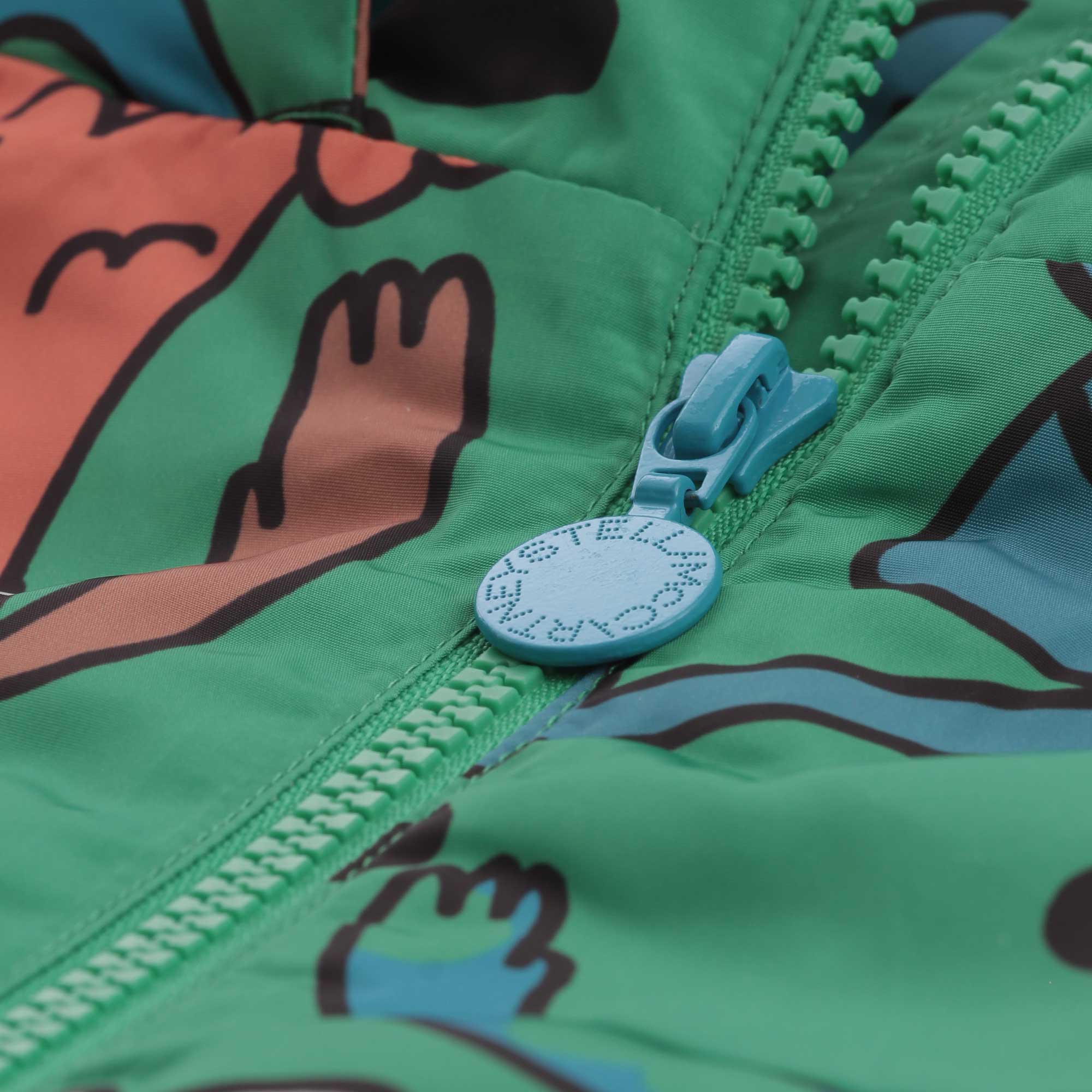 Giubbino Verde Con Stampe Firmato STELLA MCCARTNEY - annameglio.com abbigliamento moda