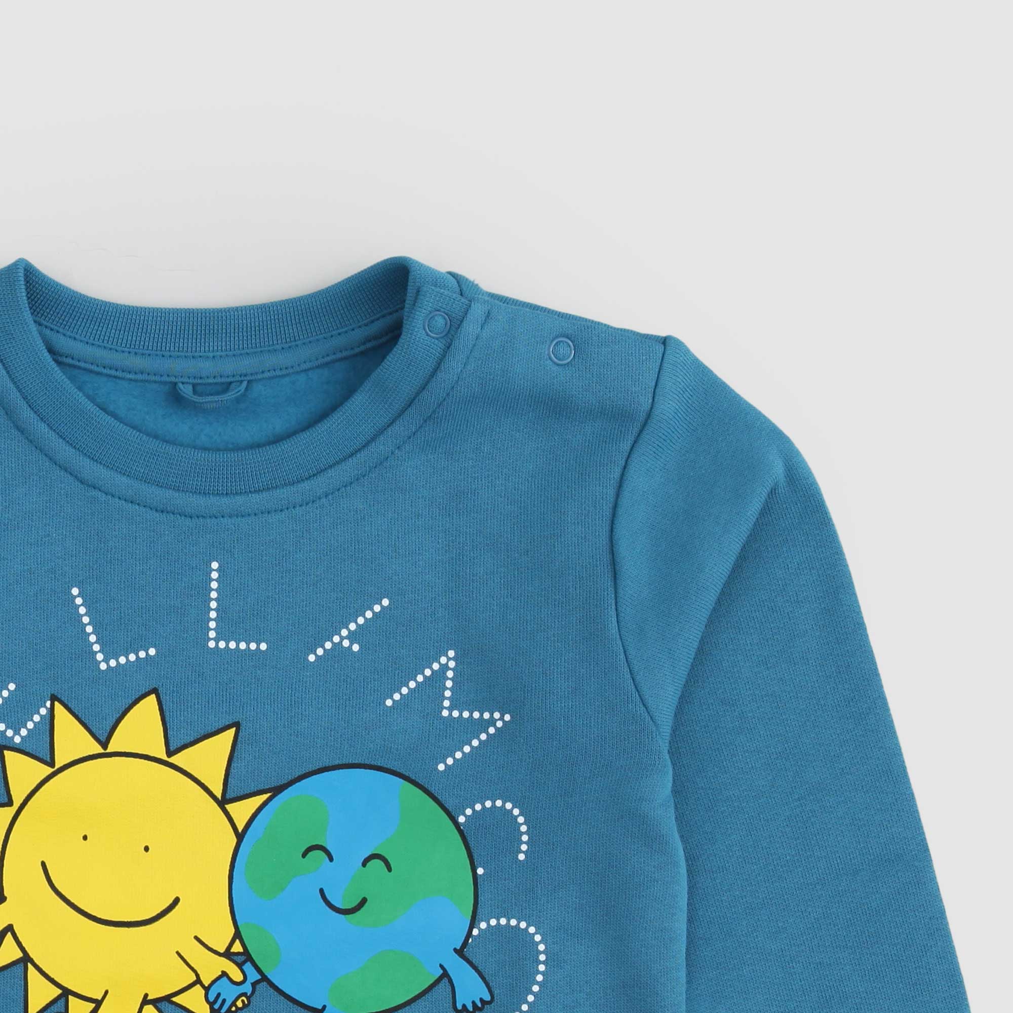 Stella McCartney Printed Blue Sweatshirt