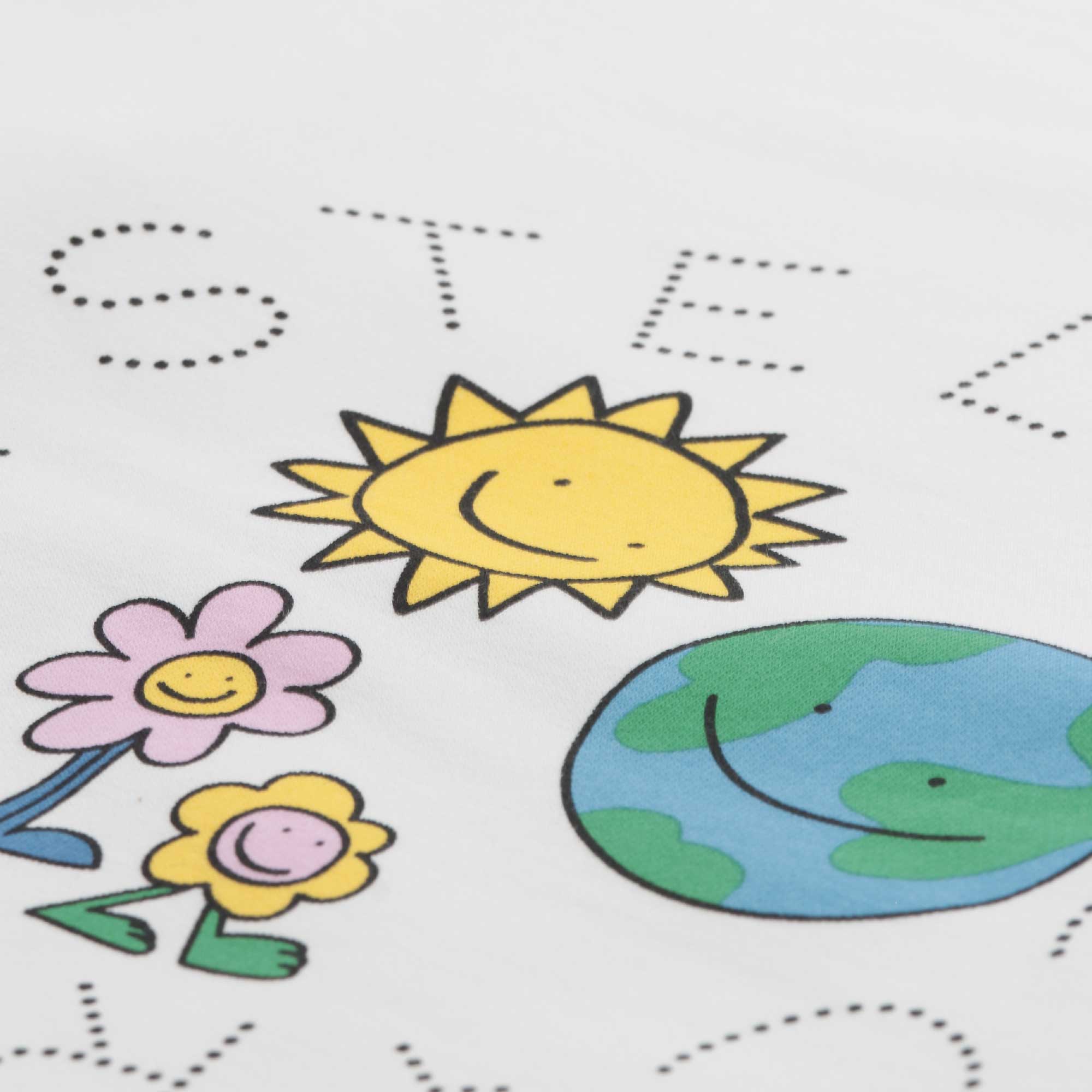 Felpa Bianca Logo Tondo Firmata STELLA MCCARTNEY - annameglio.com abbigliamento moda