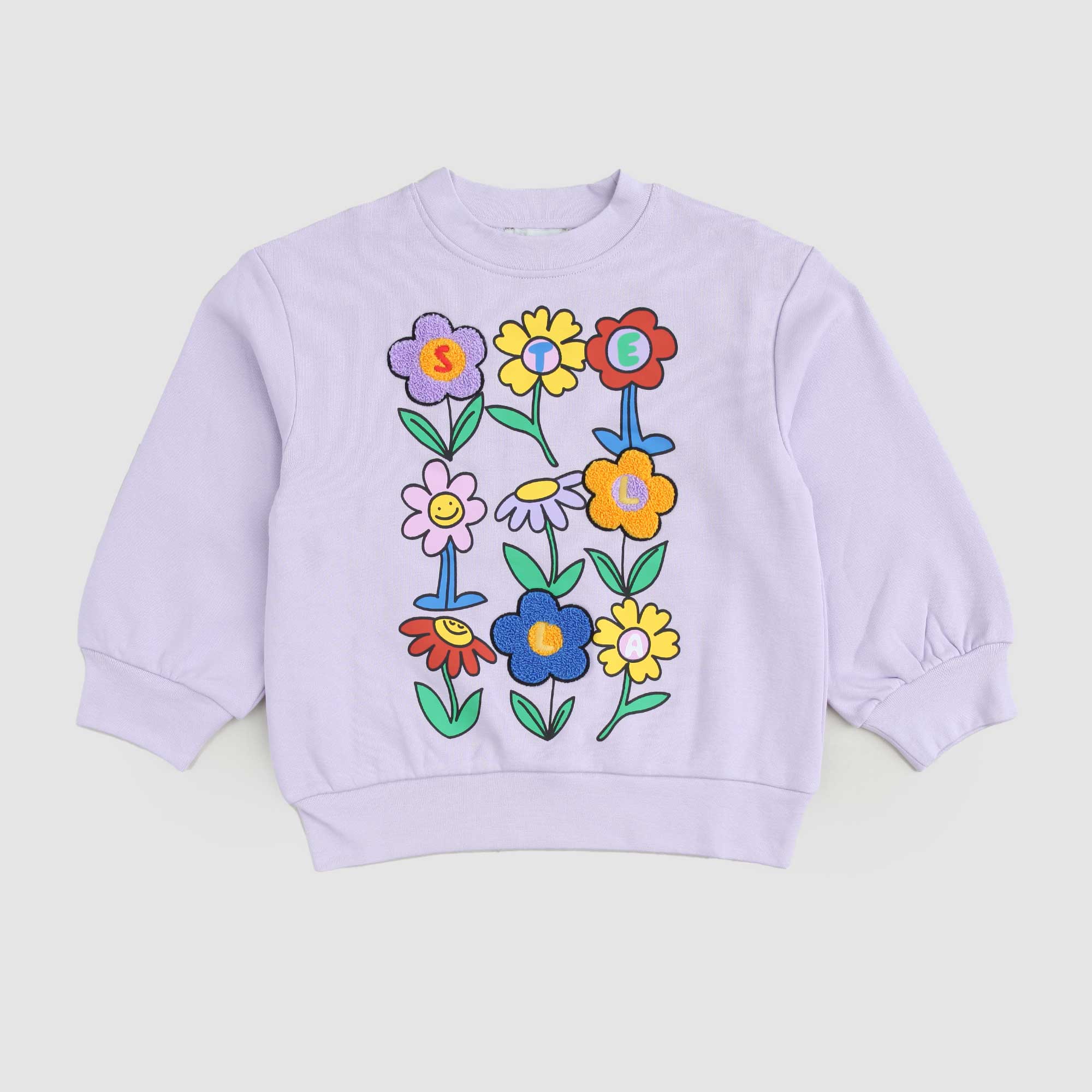 Felpa Glicine Con Stampa Firmata STELLA MCCARTNEY - annameglio.com abbigliamento moda