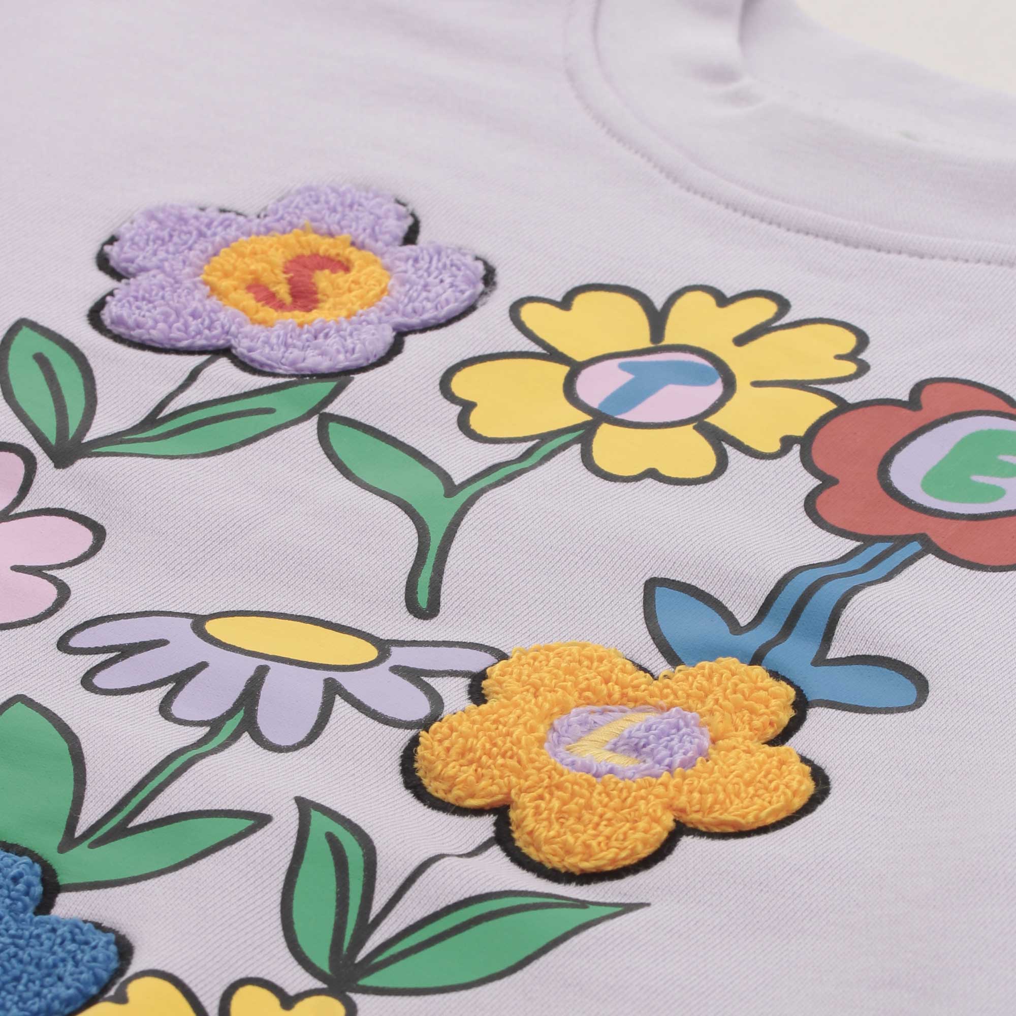 Felpa Glicine Con Stampa Firmata STELLA MCCARTNEY - annameglio.com abbigliamento moda