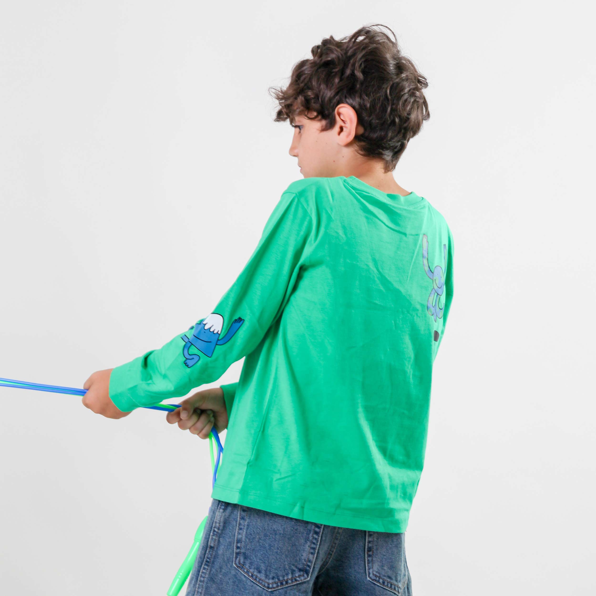 T-shirt Verde Con Stampe Firmata STELLA MCCARTNEY - annameglio.com abbigliamento moda