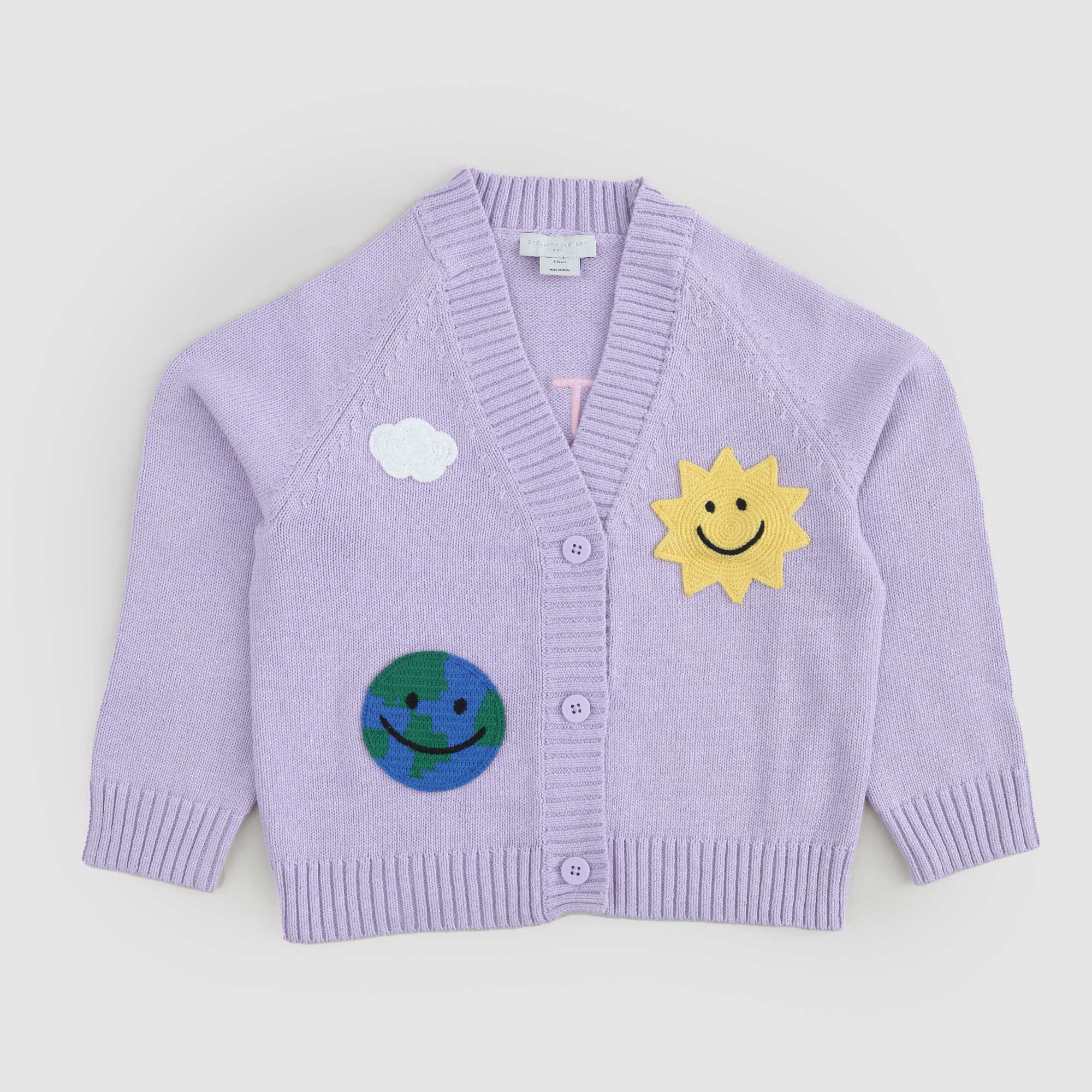 Cardigan Viola E Stampe Firmato STELLA MCCARTNEY - annameglio.com abbigliamento moda