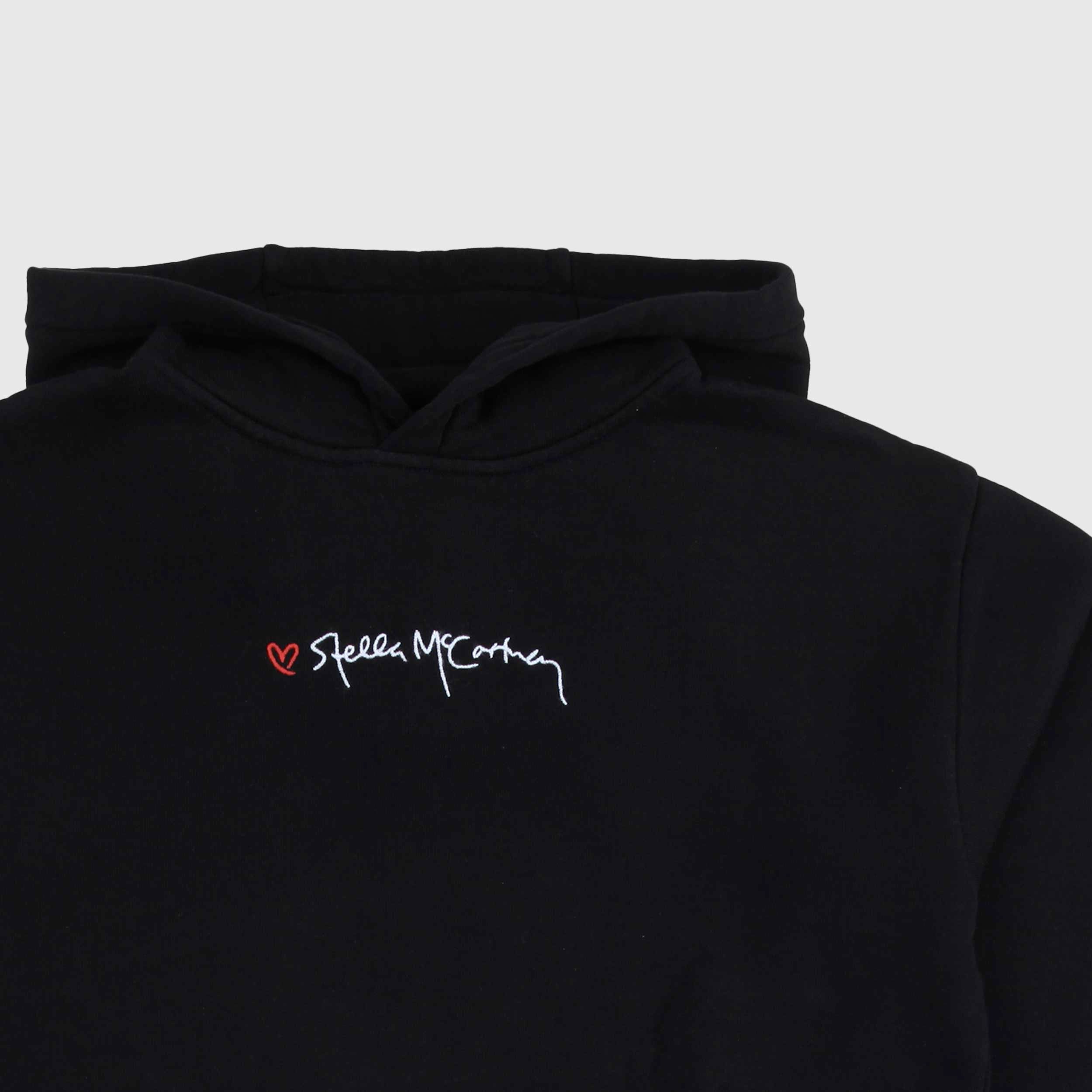 Felpa Nera Con Logo Firmata STELLA MCCARTNEY - annameglio.com abbigliamento moda