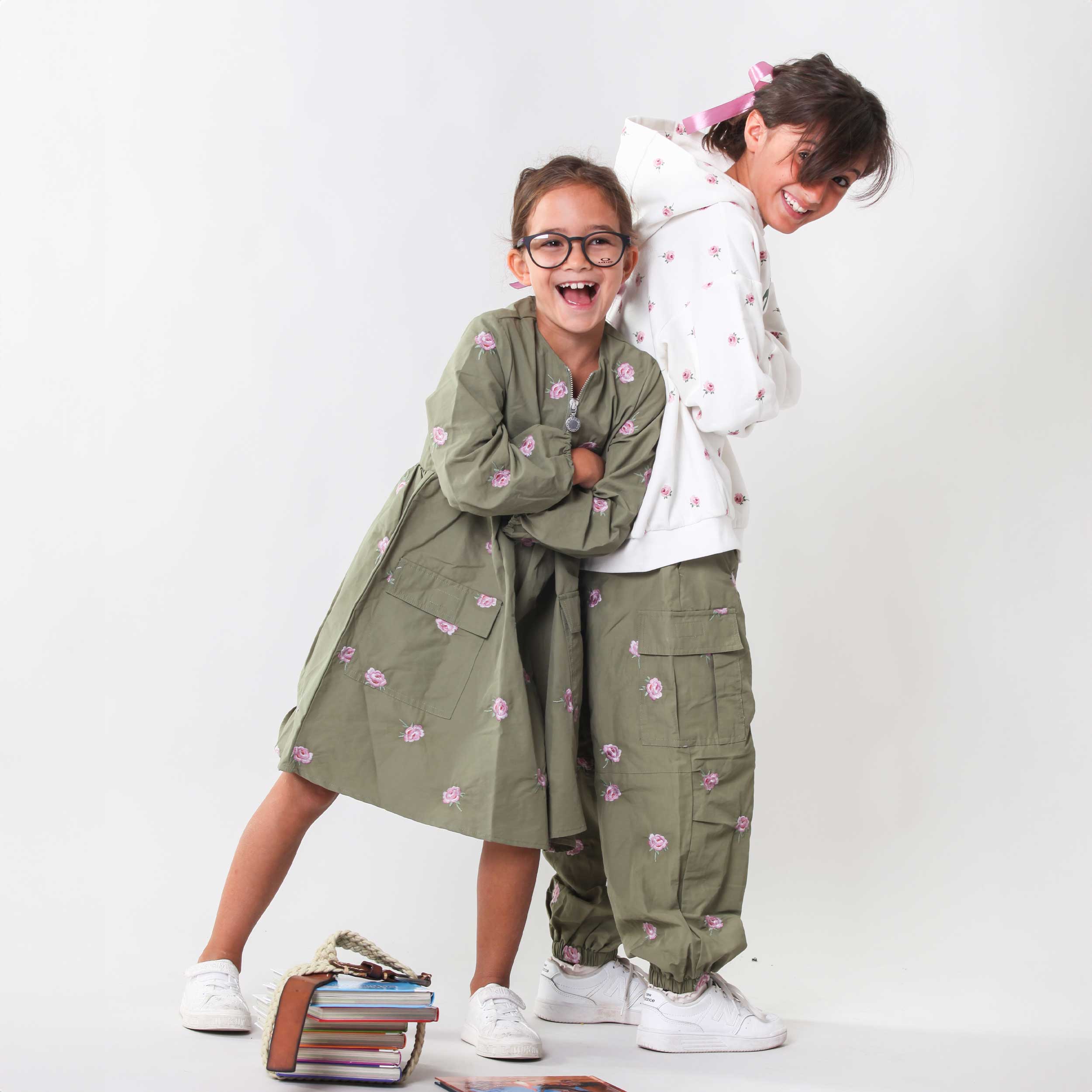 Pantalone Verde Con Fiori Firmato STELLA MCCARTNEY - annameglio.com abbigliamento moda