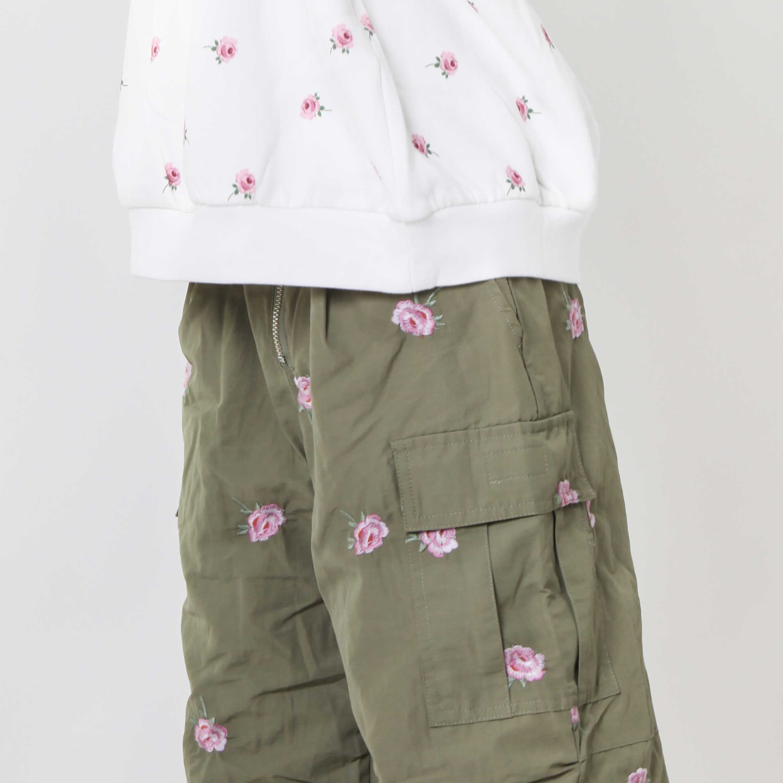 Pantalone Verde Con Fiori Firmato STELLA MCCARTNEY - annameglio.com abbigliamento moda