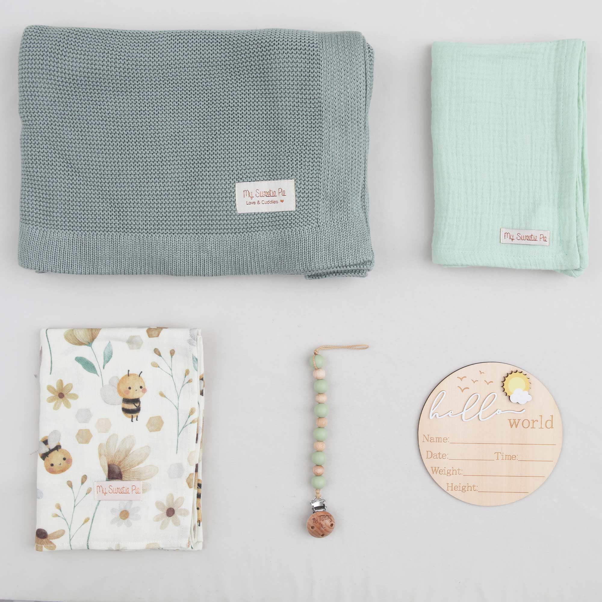 Box Coperta Verde Firmata MY SWEETIE PIE - annameglio.com abbigliamento moda