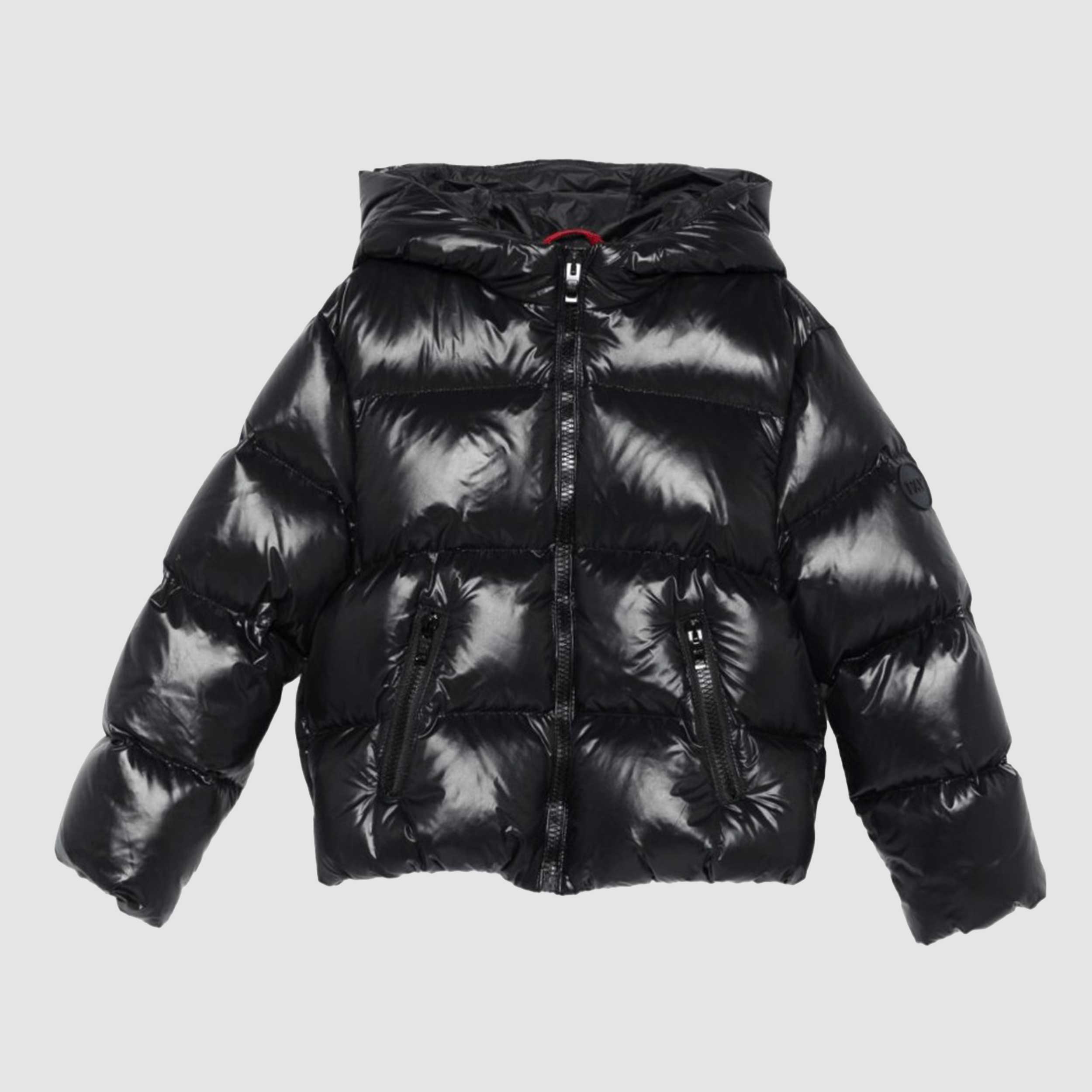 Piumino Nero Con Cappuccio Firmato FAY JUNIOR - annameglio.com abbigliamento moda