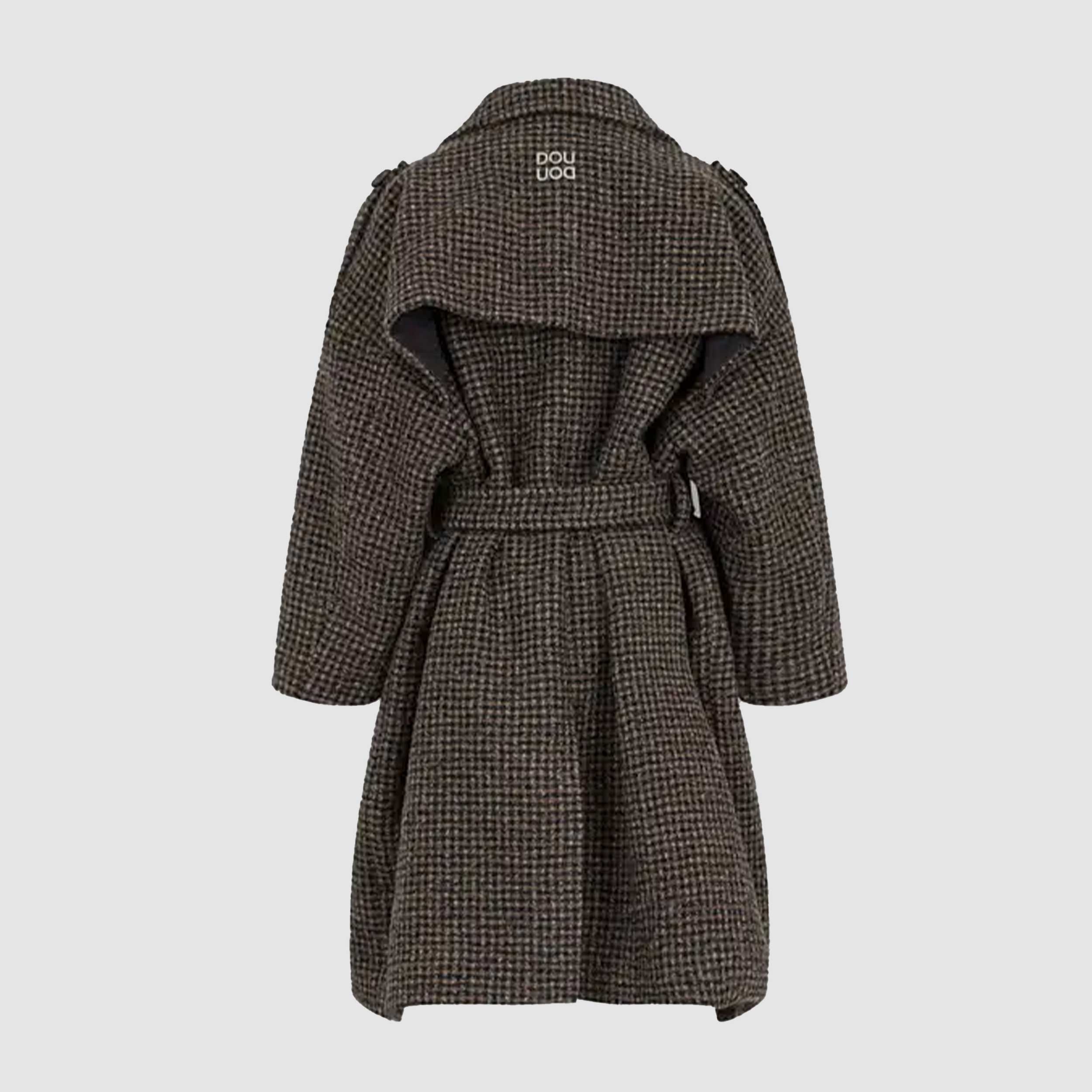 Cappotto Beige E Nero Firmato DOUUOD - annameglio.com abbigliamento moda