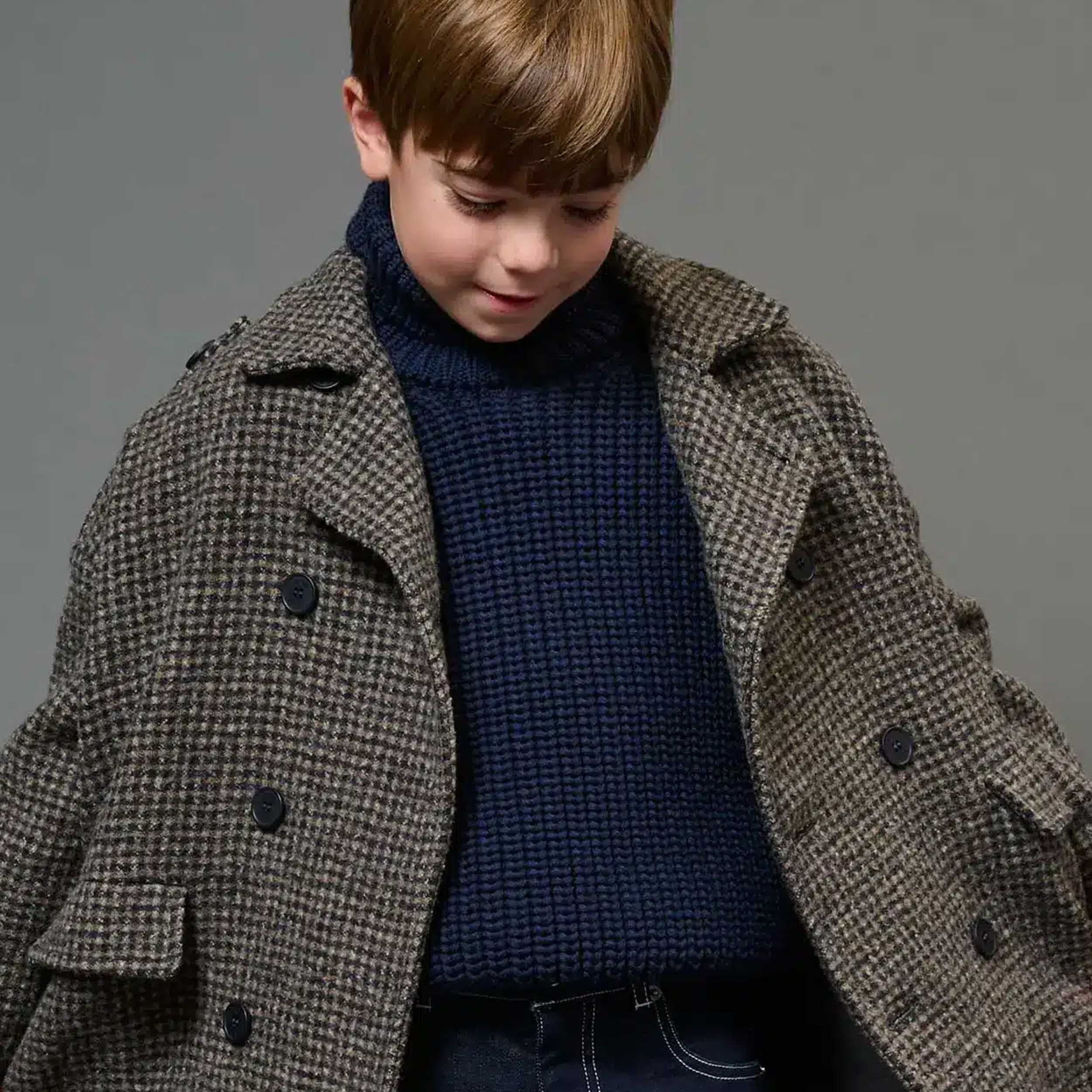 Cappotto Beige E Nero Firmato DOUUOD - annameglio.com abbigliamento moda