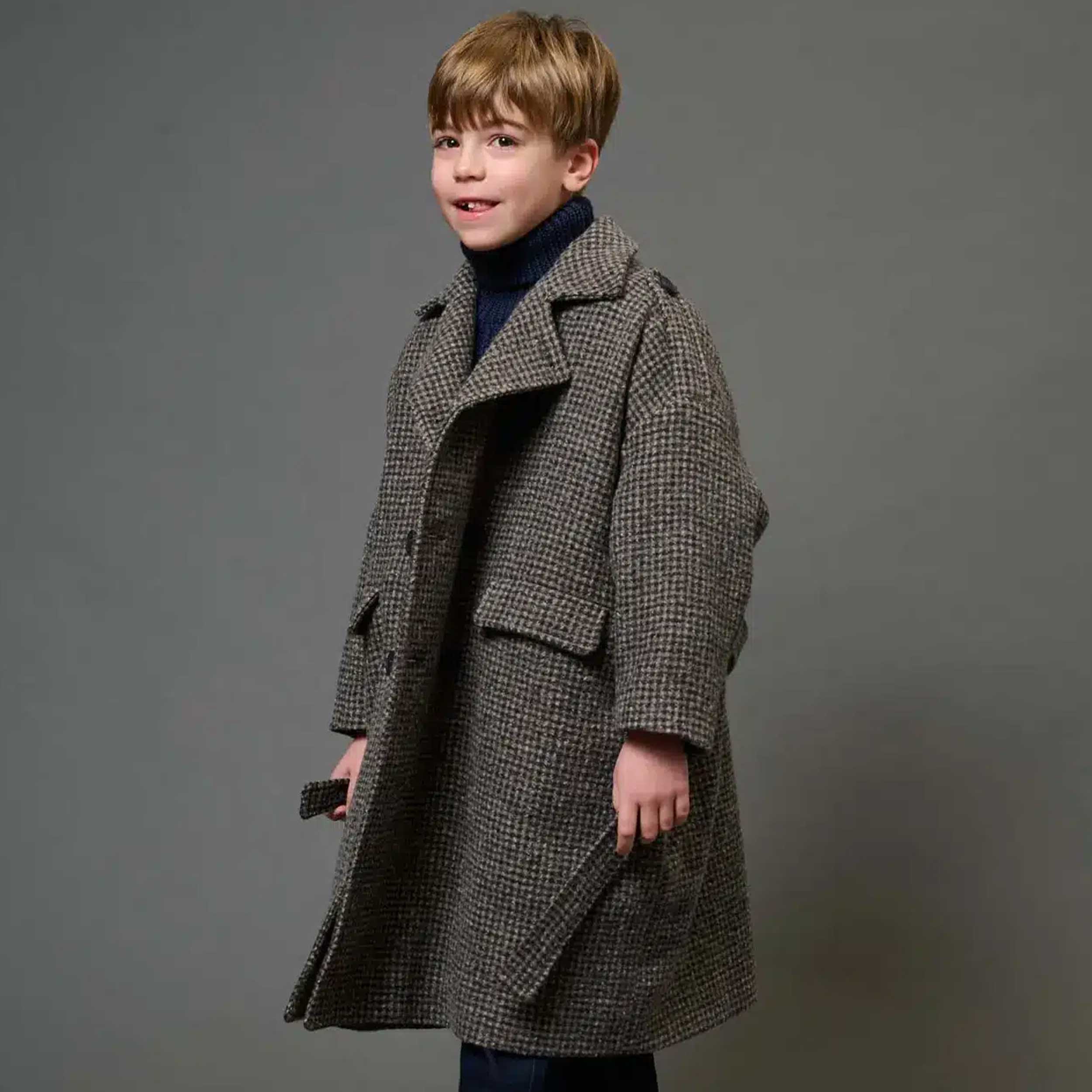 Cappotto Beige E Nero Firmato DOUUOD - annameglio.com abbigliamento moda