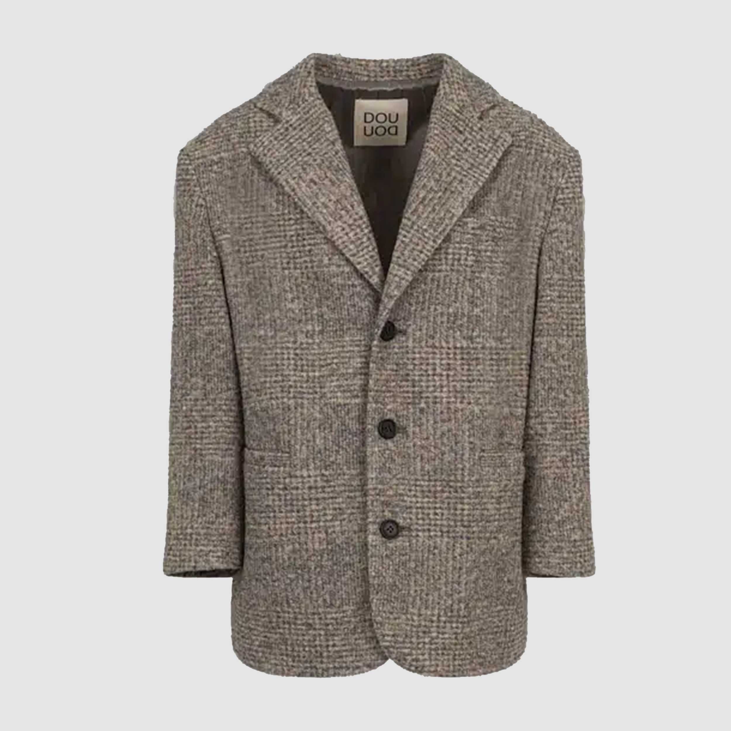 Giacca Grigia Blazer Ebro Firmata DUOOUD - annameglio.com abbigliamento moda