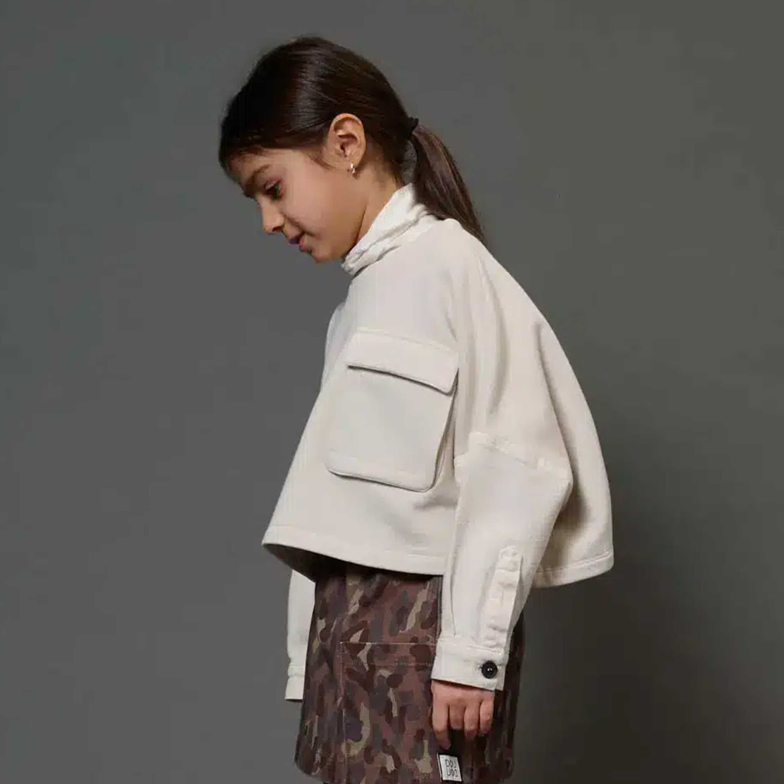 Felpa Danubio Beige Firmata DOUUOD - annameglio.com abbigliamento moda