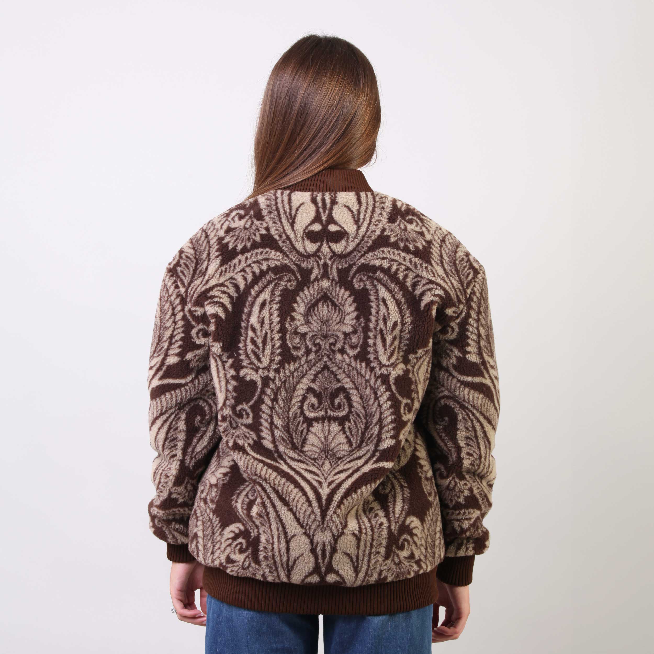 Giubbino Marrone E Beige Con Zip Firmato ETRO - annameglio.com abbigliamento moda