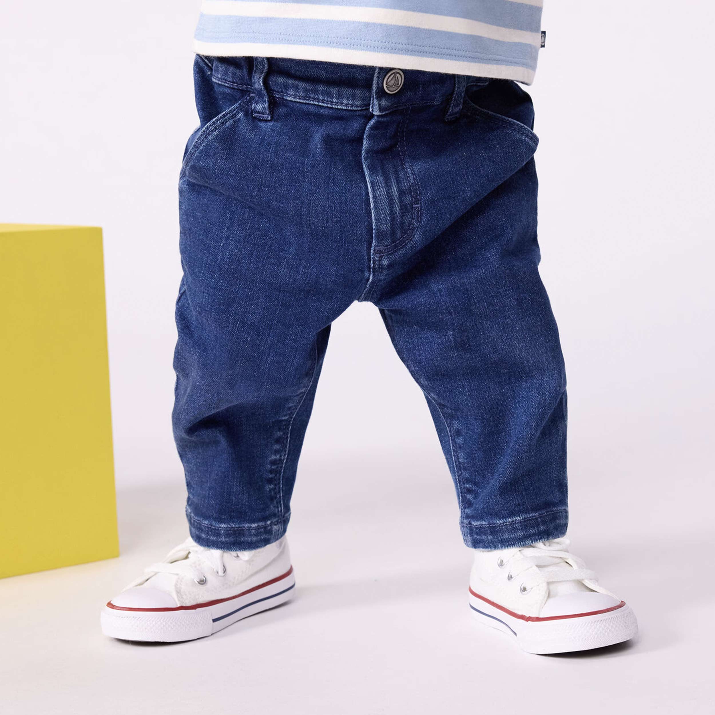 Pantaloni Denim Elasticizzato Firmati PETIT BATEAU - annameglio.com abbigliamento moda
