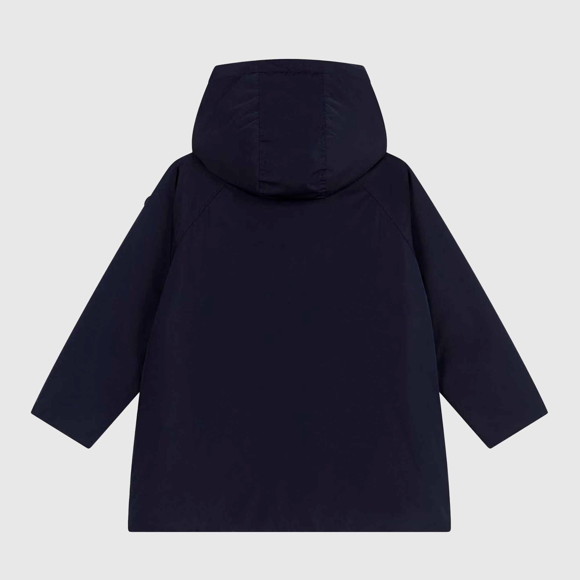 Parka Tinta Unita Blu Firmato PETIT BATEAU - annameglio.com abbigliamento moda