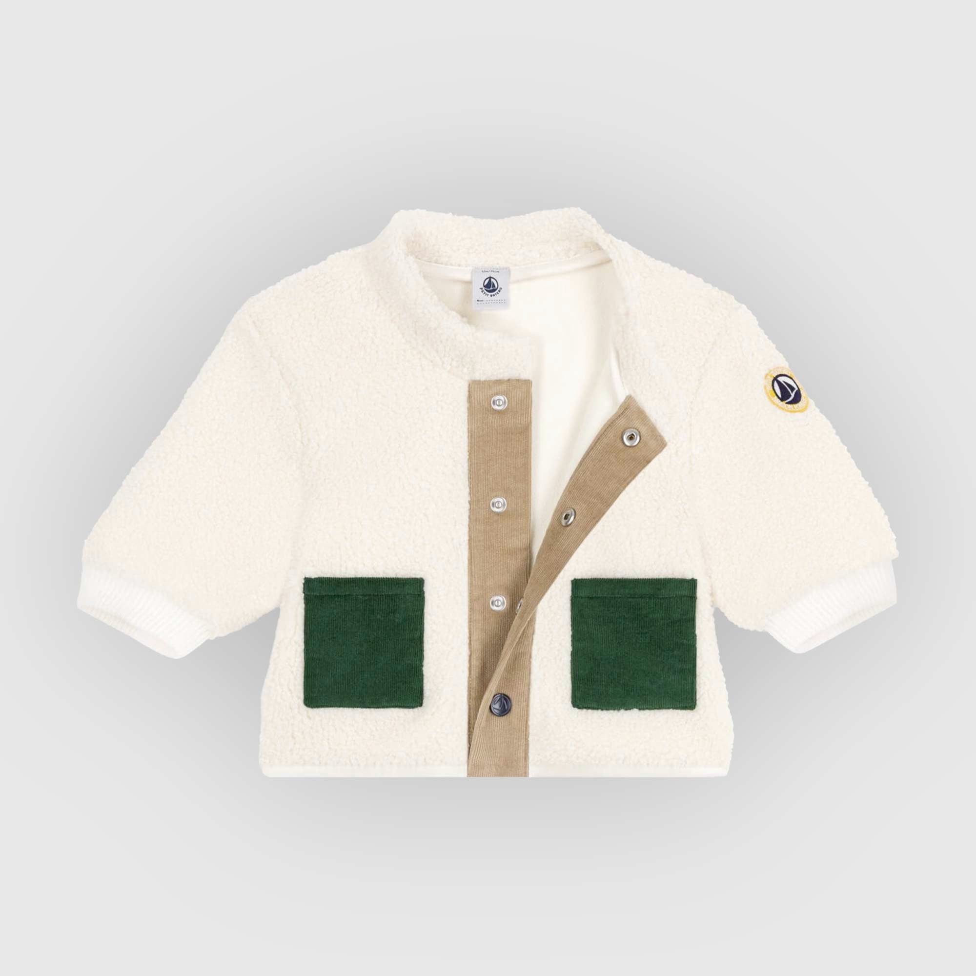 Cappotto In Sherpa Bianco Firmato PETIT BATEAU - annameglio.com abbigliamento moda