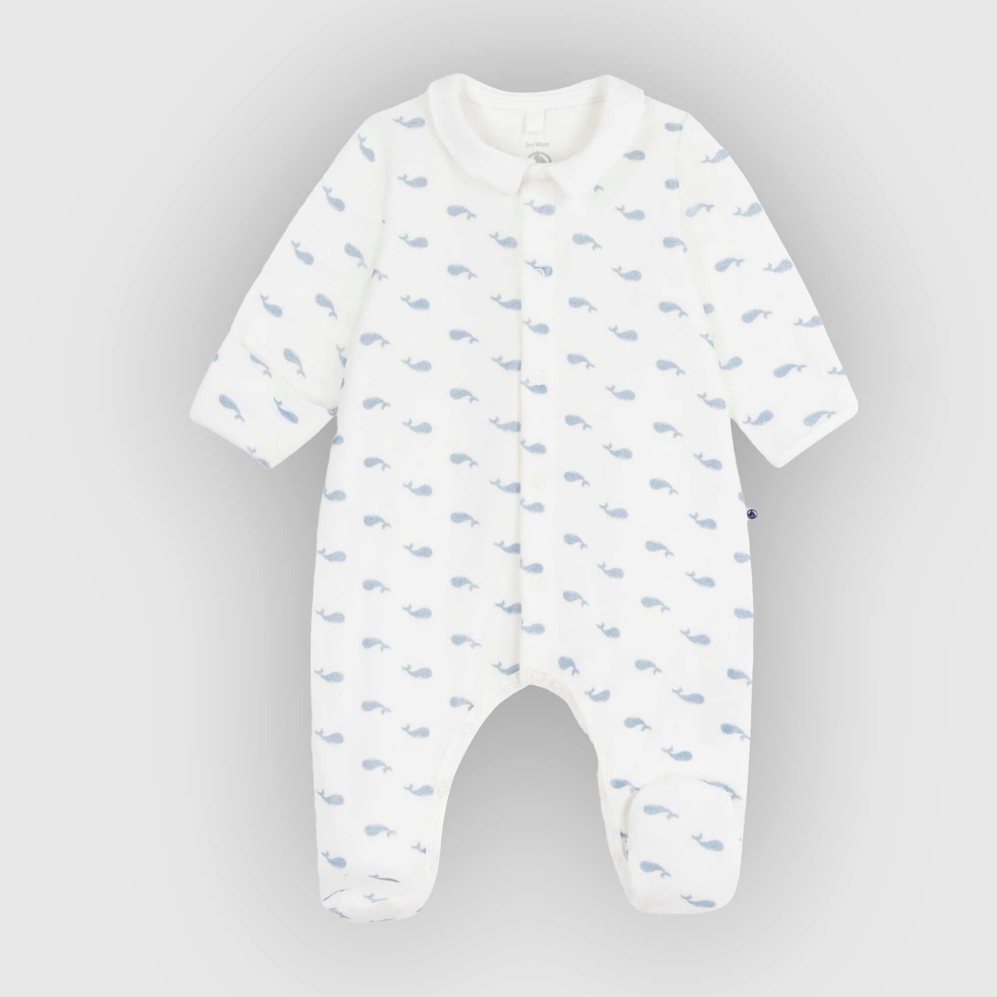 Tutina In Ciniglia E Colletto Firmato PETIT BATEAU - annameglio.com abbigliamento moda