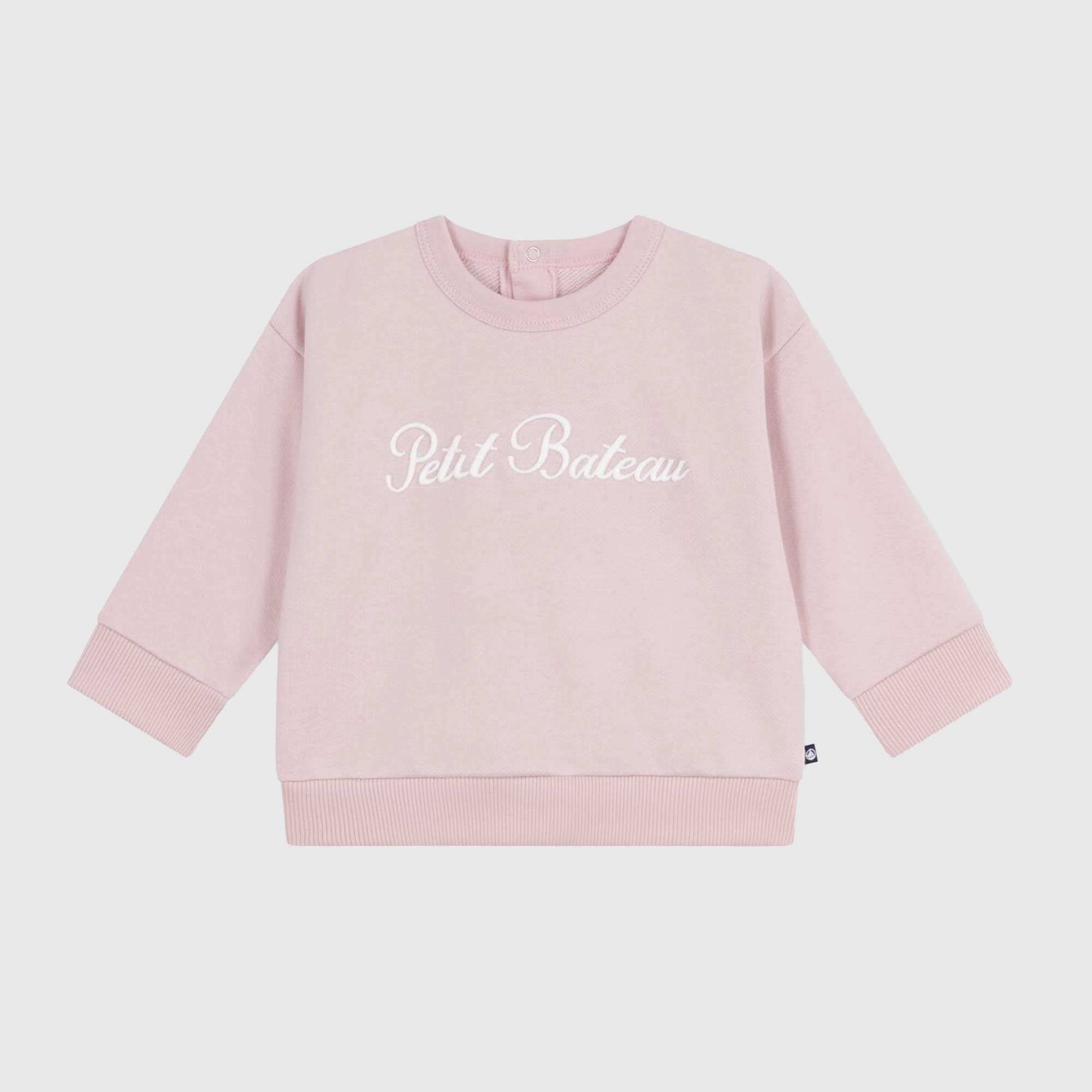 Felpa In Cotone Rosa Firmata PETIT BATEAU - annameglio.com abbigliamento moda