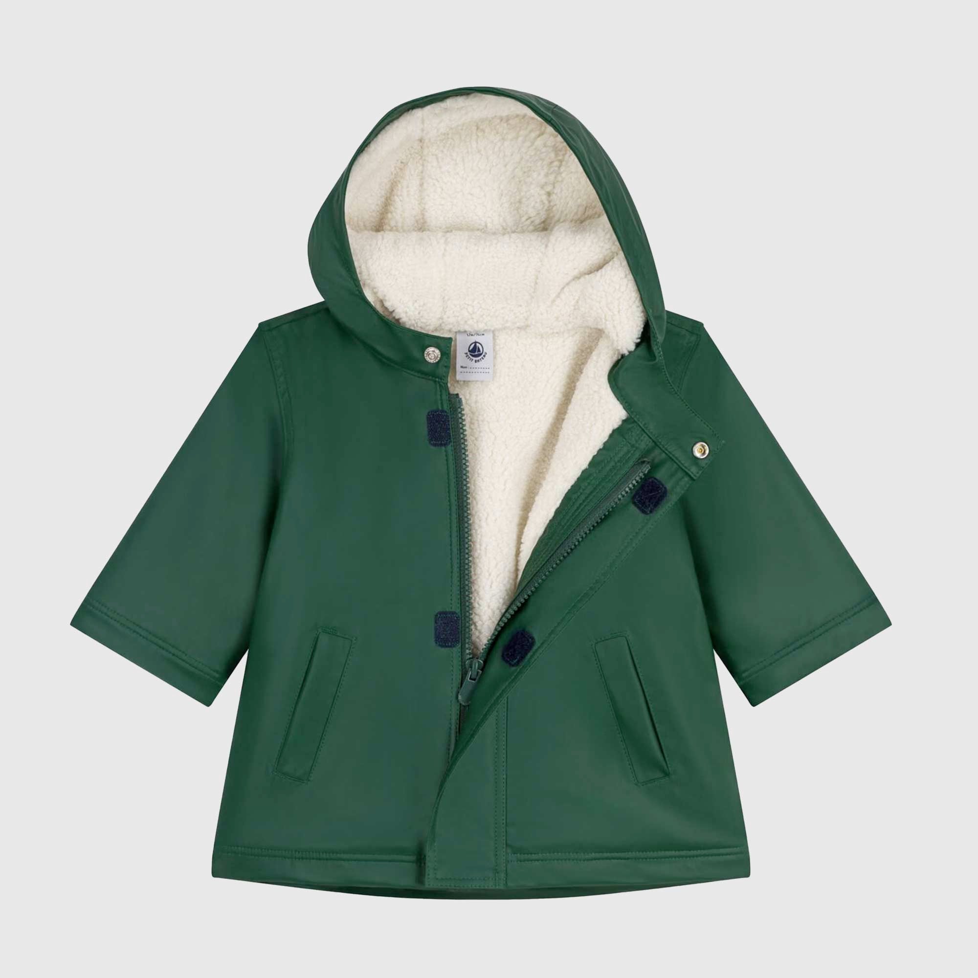 Cerata Verde In Sherpa Firmata PETIT BATEAU - annameglio.com abbigliamento moda