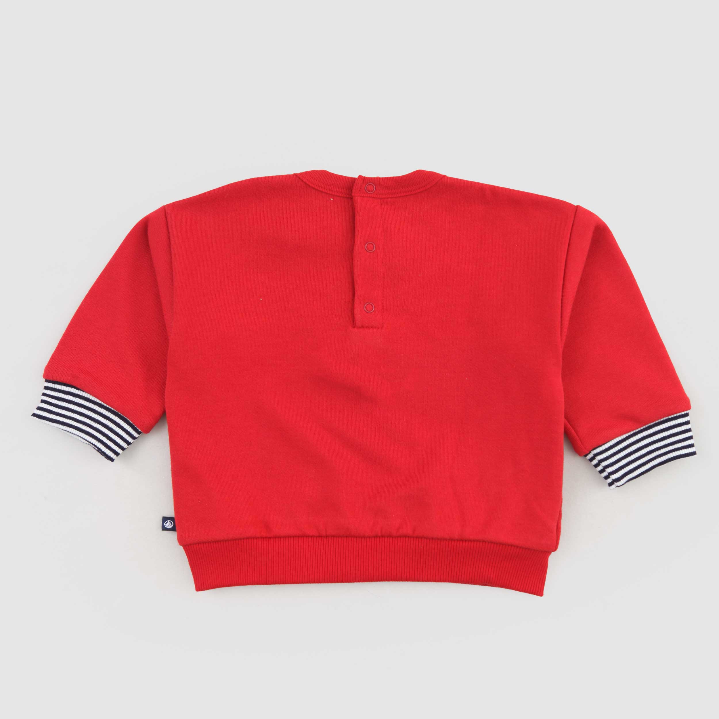 Felpa Con Stampa A Contrasto Firmata PETIT BATEAU - annameglio.com abbigliamento moda