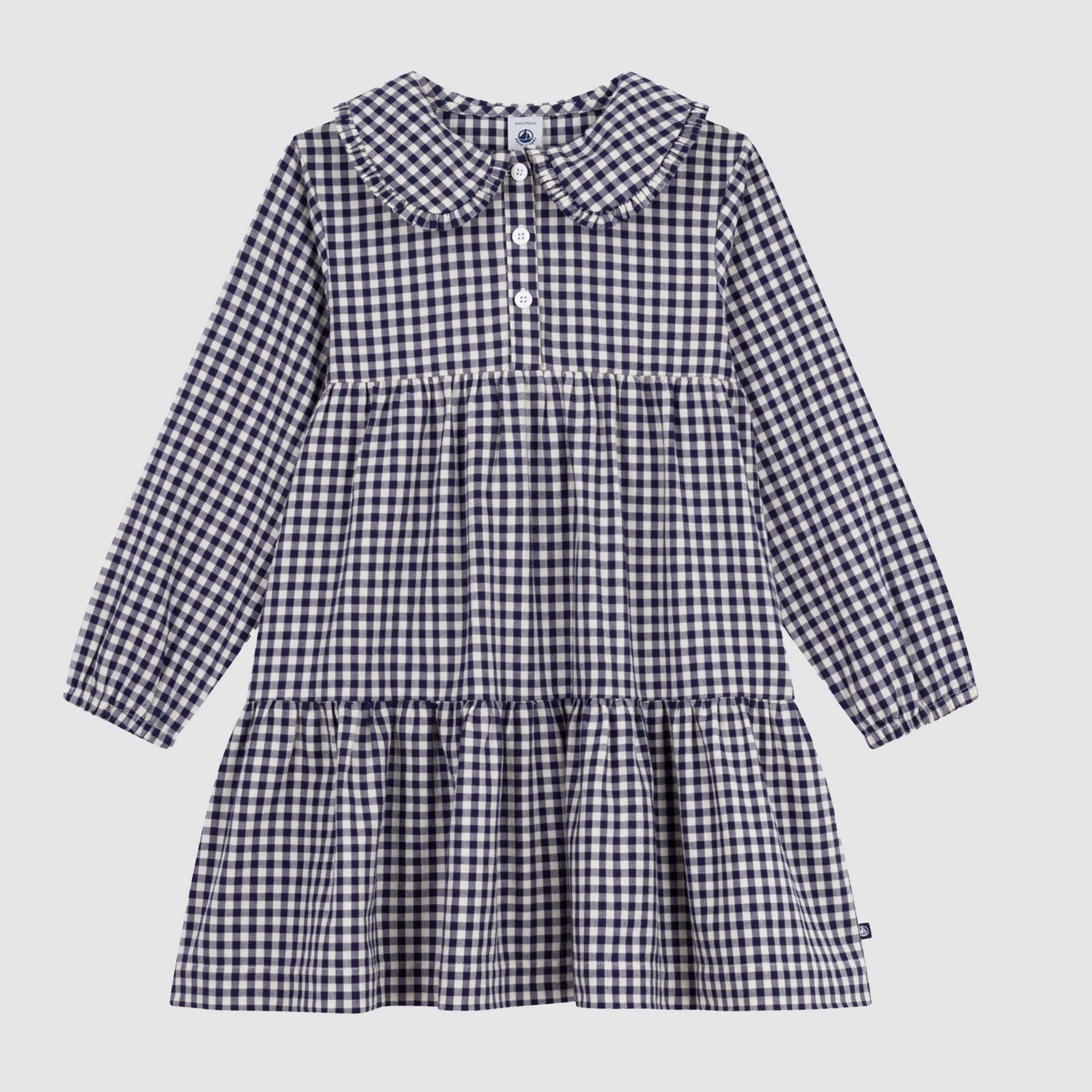 Abito In Flanella A Quadri Firmato PETIT BATEAU - annameglio.com abbigliamento moda