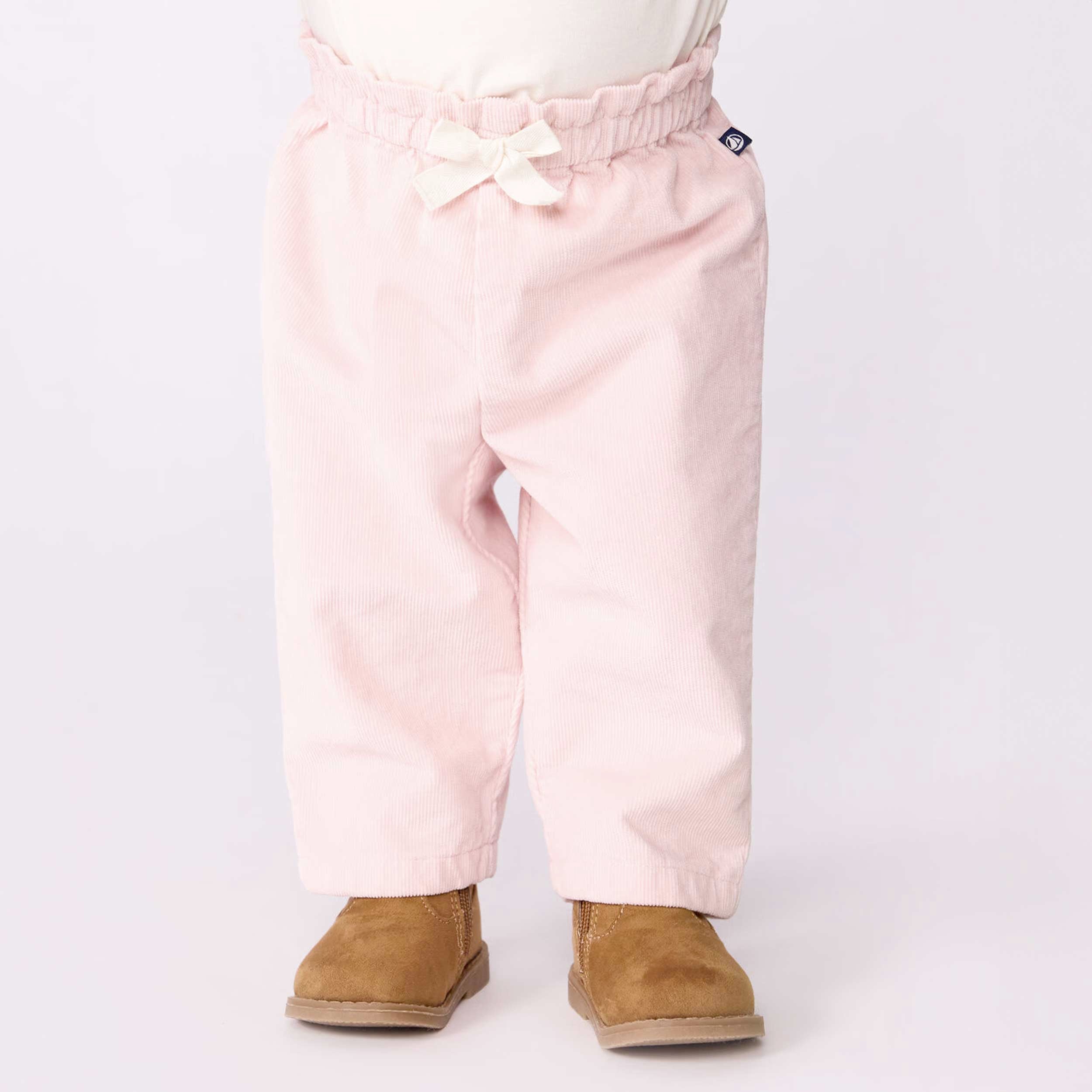 Pantaloni In Velluto Rosa Firmati PETIT BATEAU - annameglio.com abbigliamento moda