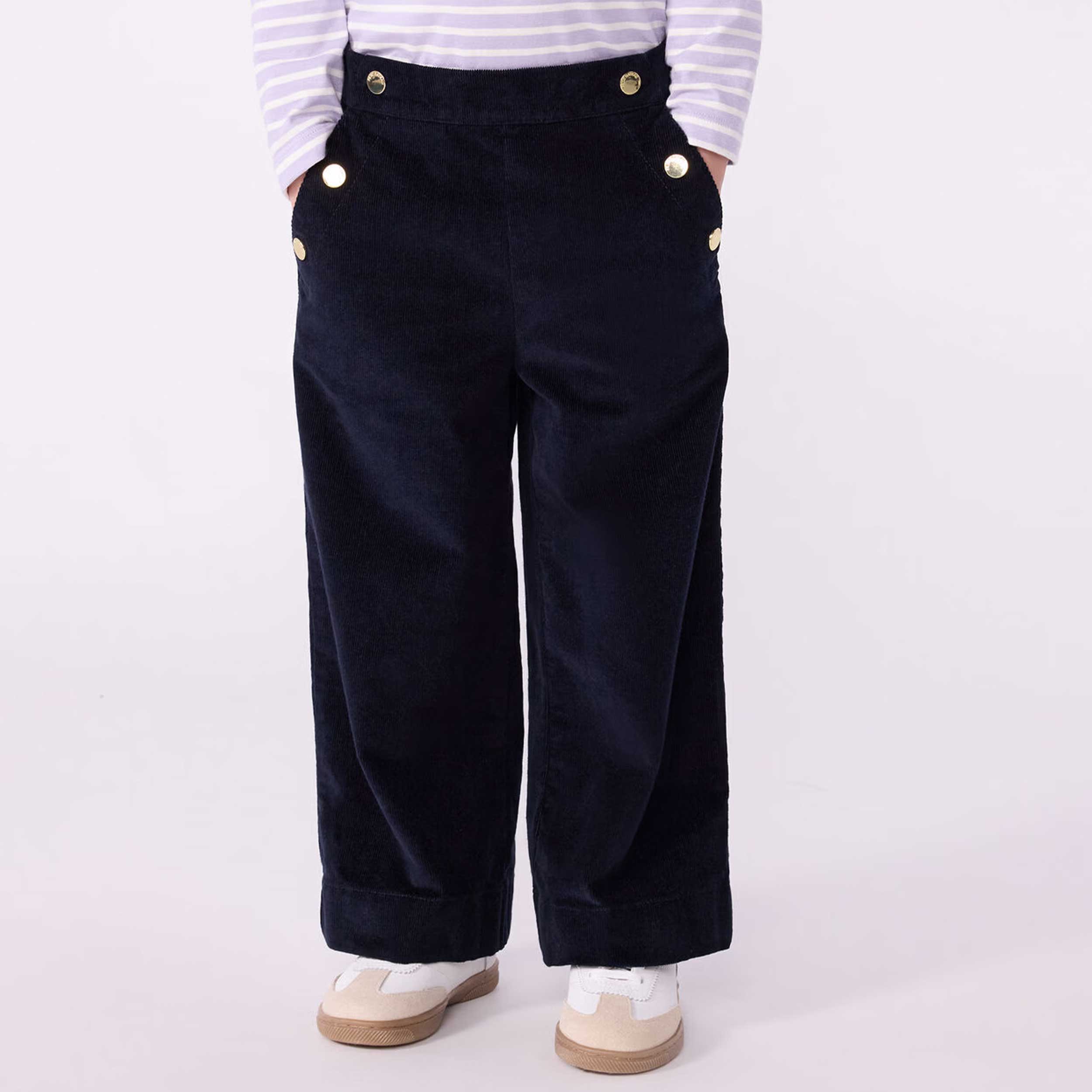 Pantaloni Velluto Tinta Unita Firmato PETIT BATEAU - annameglio.com abbigliamento moda
