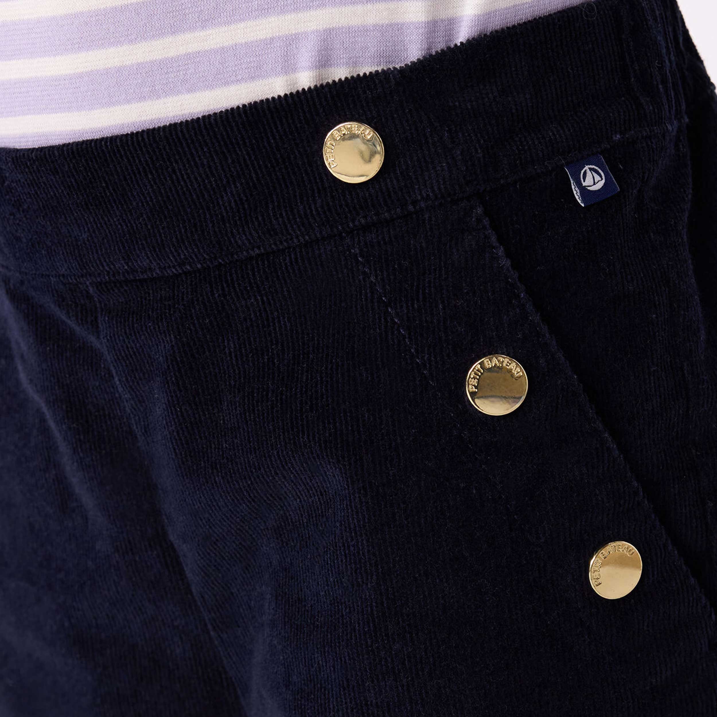 Pantaloni Velluto Tinta Unita Firmato PETIT BATEAU - annameglio.com abbigliamento moda