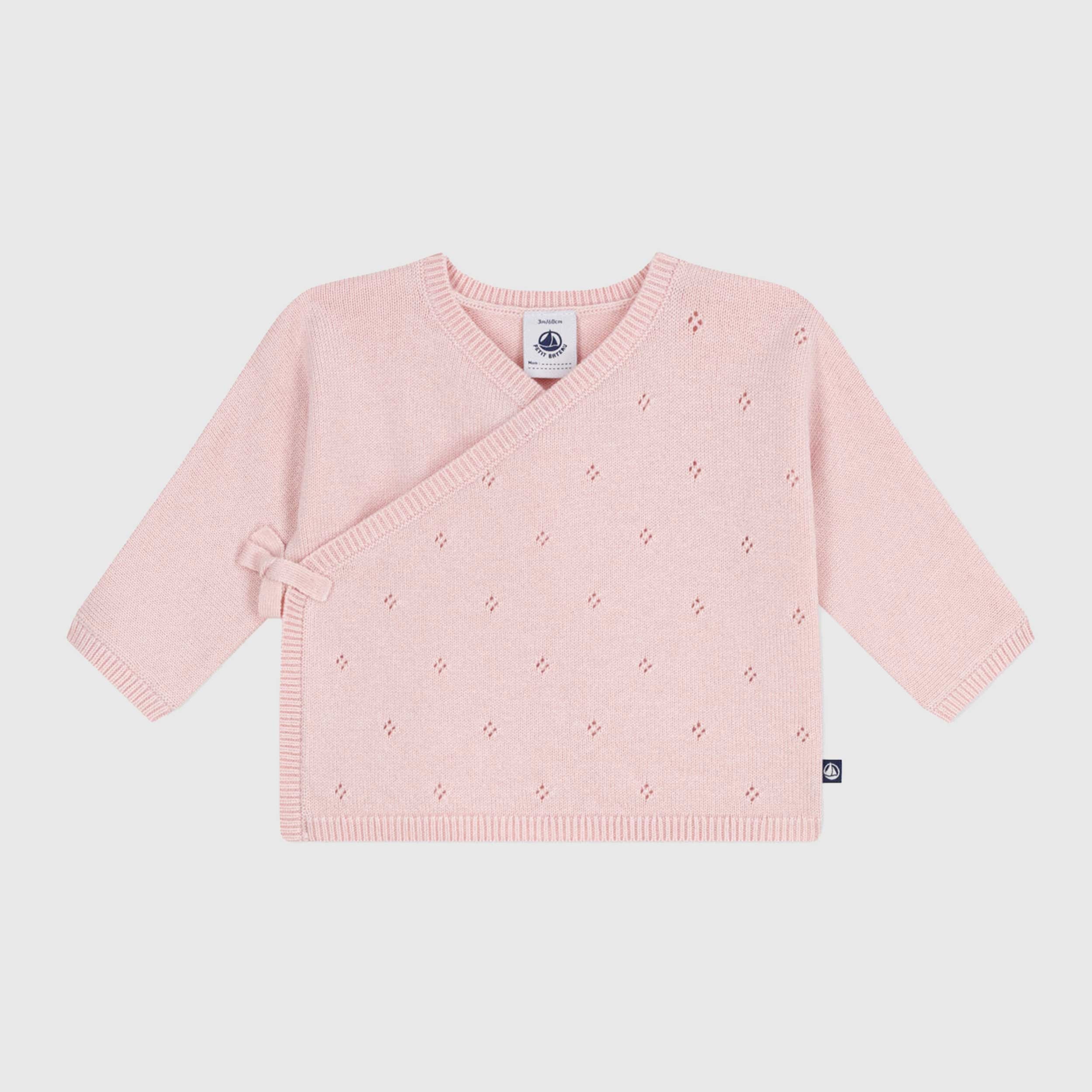 Brassière Rosa Con Incrocio Firmato PETIT BATEAU - annameglio.com abbigliamento moda