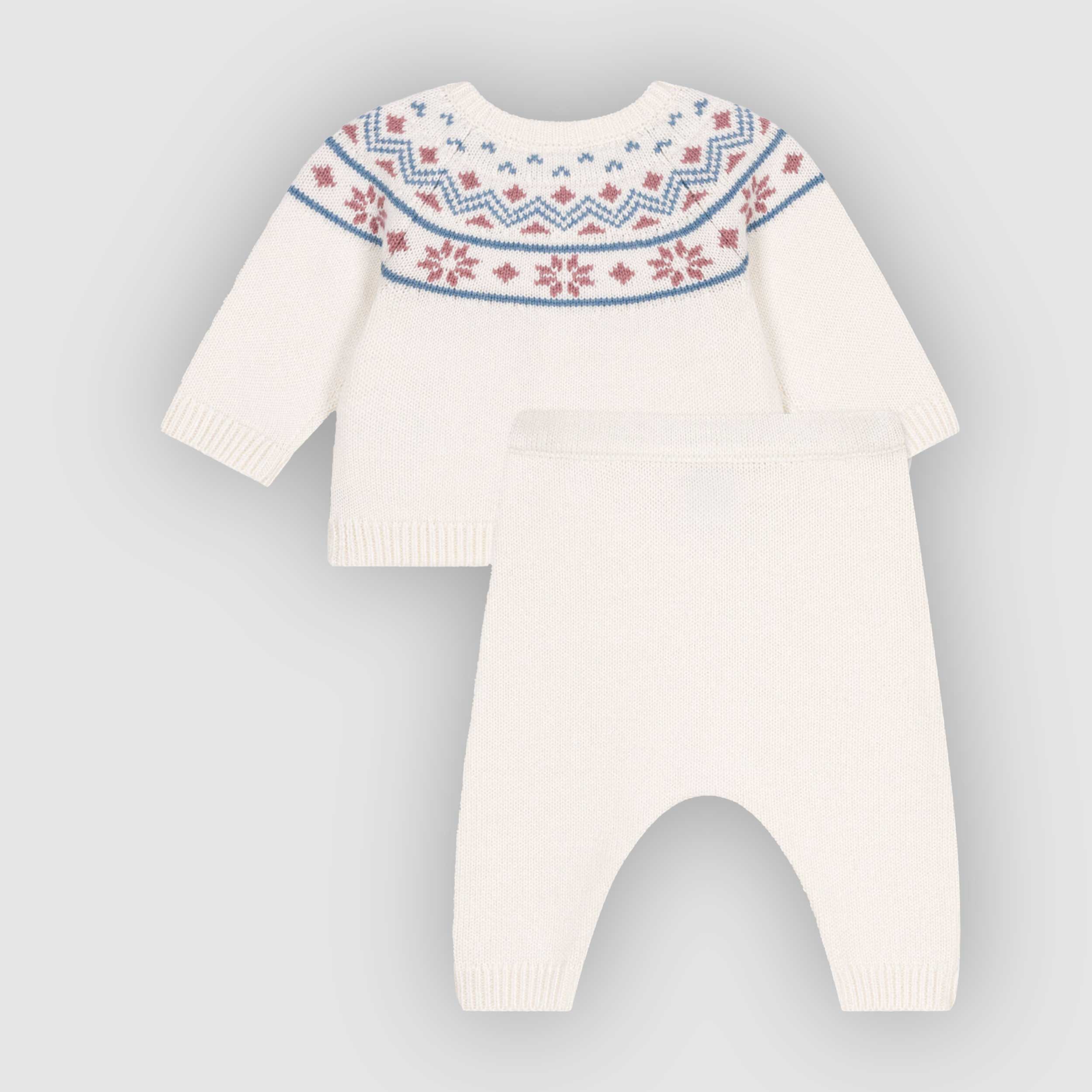 Completo Due Pezzi Rosa E Bianco By PETIT BATEAU - annameglio.com abbigliamento moda
