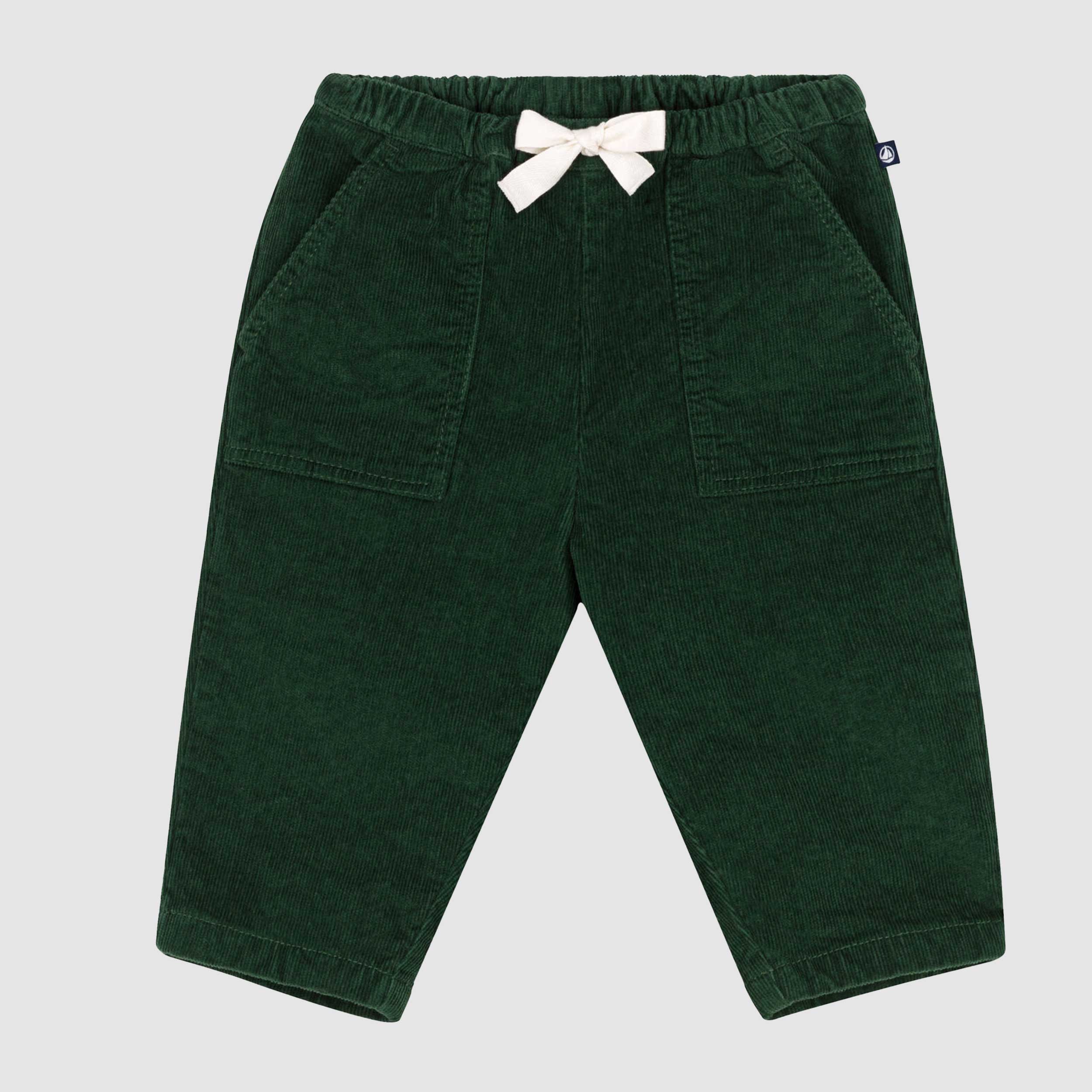 Pantalone Verde In Velluto Firmato PETIT BATEAU - annameglio.com abbigliamento moda
