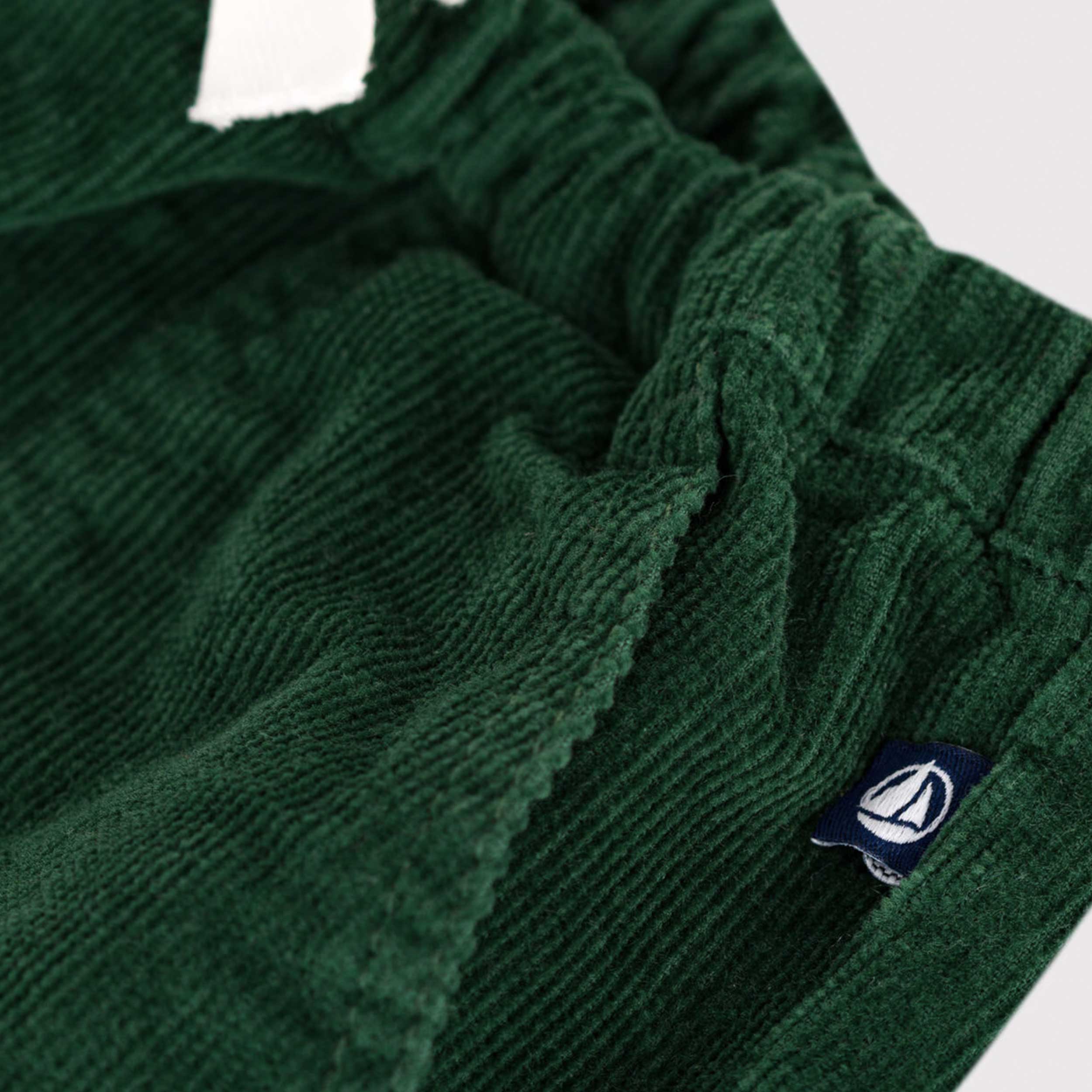 Pantalone Verde In Velluto Firmato PETIT BATEAU - annameglio.com abbigliamento moda