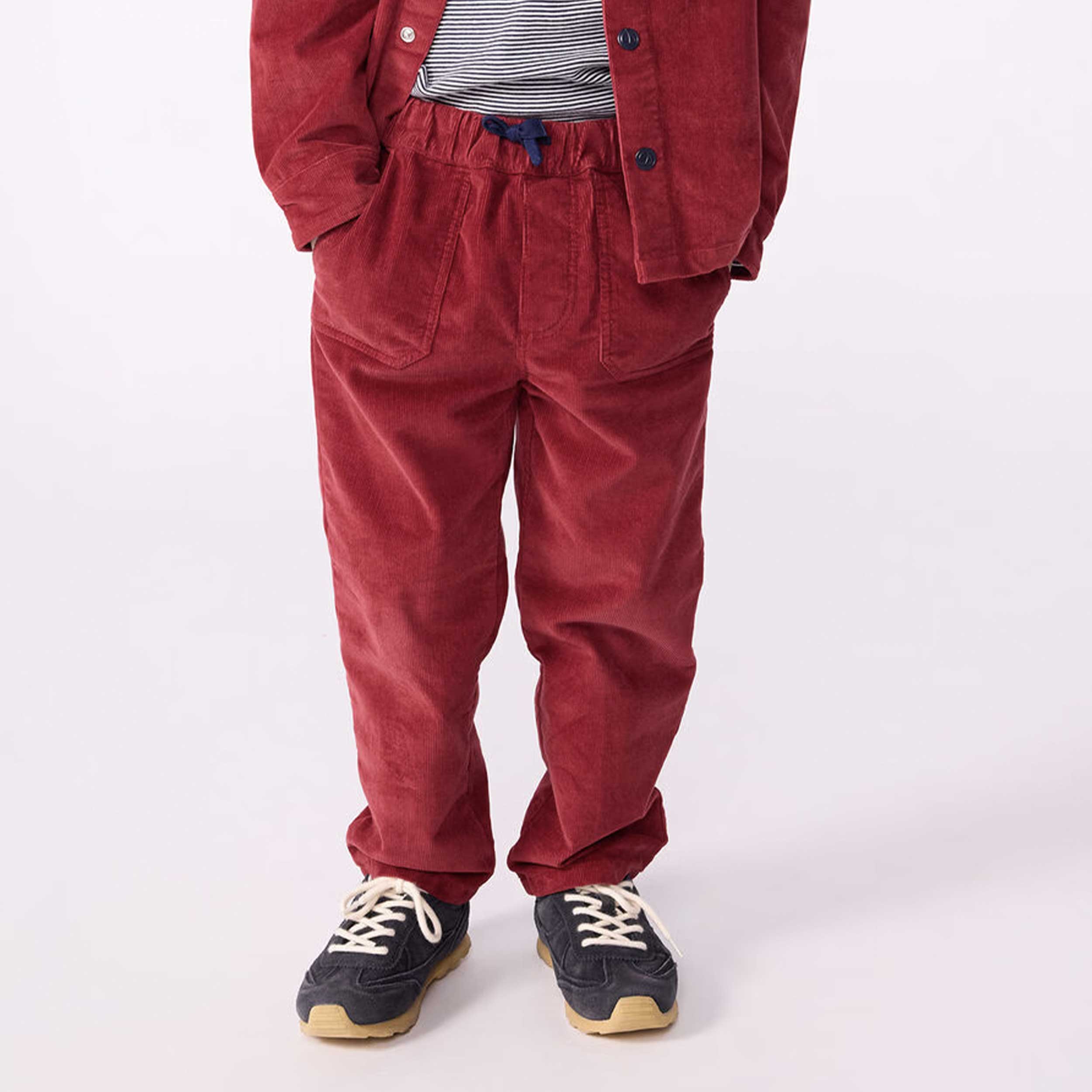 Pantalone Bordeaux In Velluto Firmato PETIT BATEAU - annameglio.com abbigliamento moda