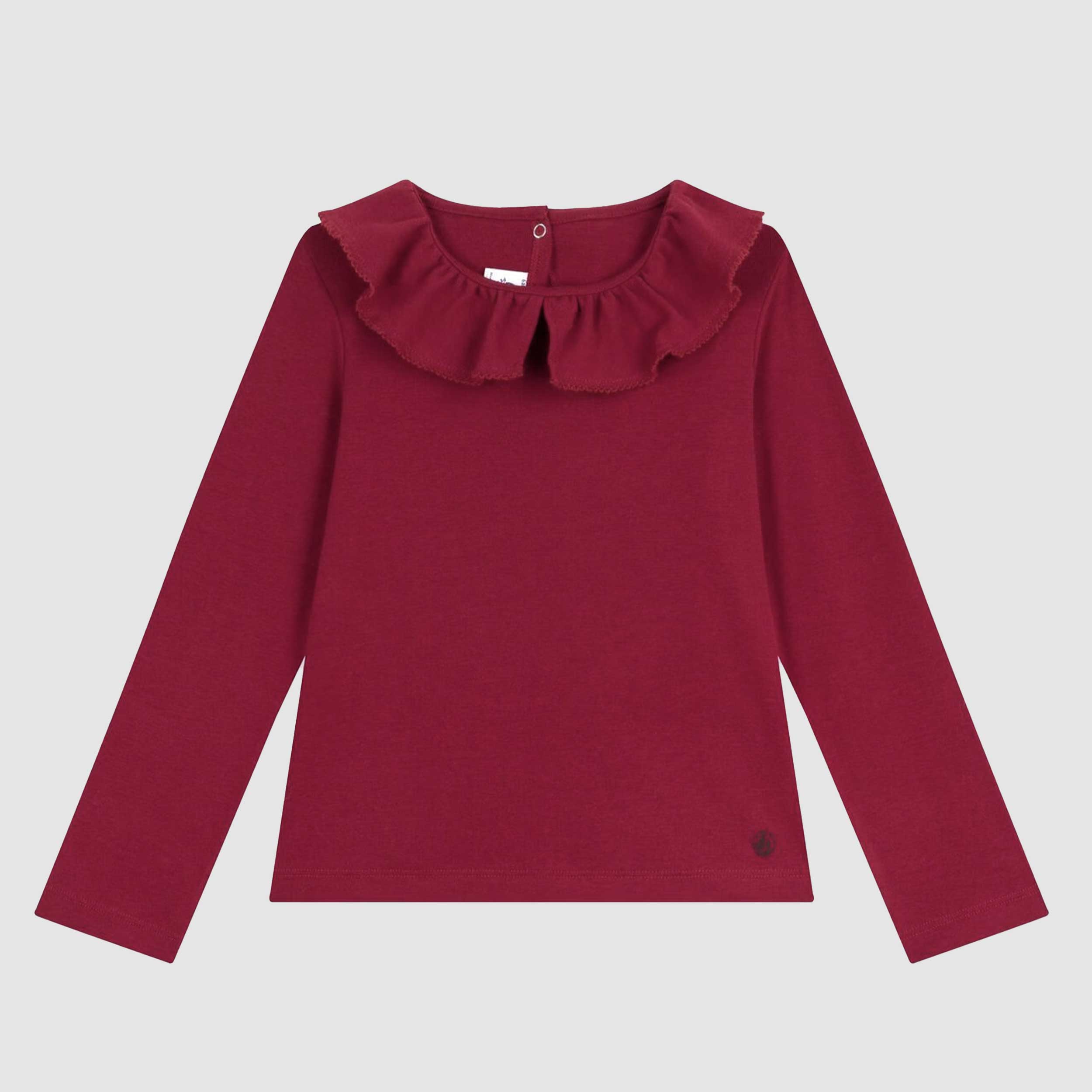 T-shirt Bordeaux Tinta Unita Firmata PETIT BATEAU - annameglio.com abbigliamento moda