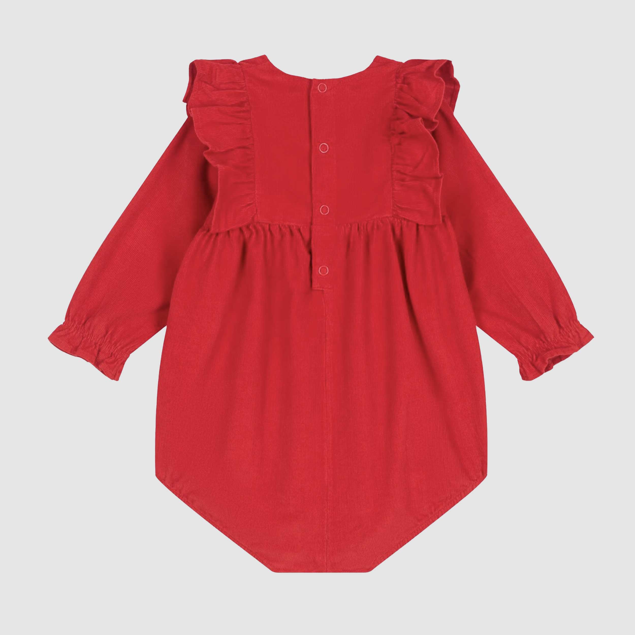 Tutina Corta Ciniglia Rossa Firmata PETIT BATEAU - annameglio.com abbigliamento moda