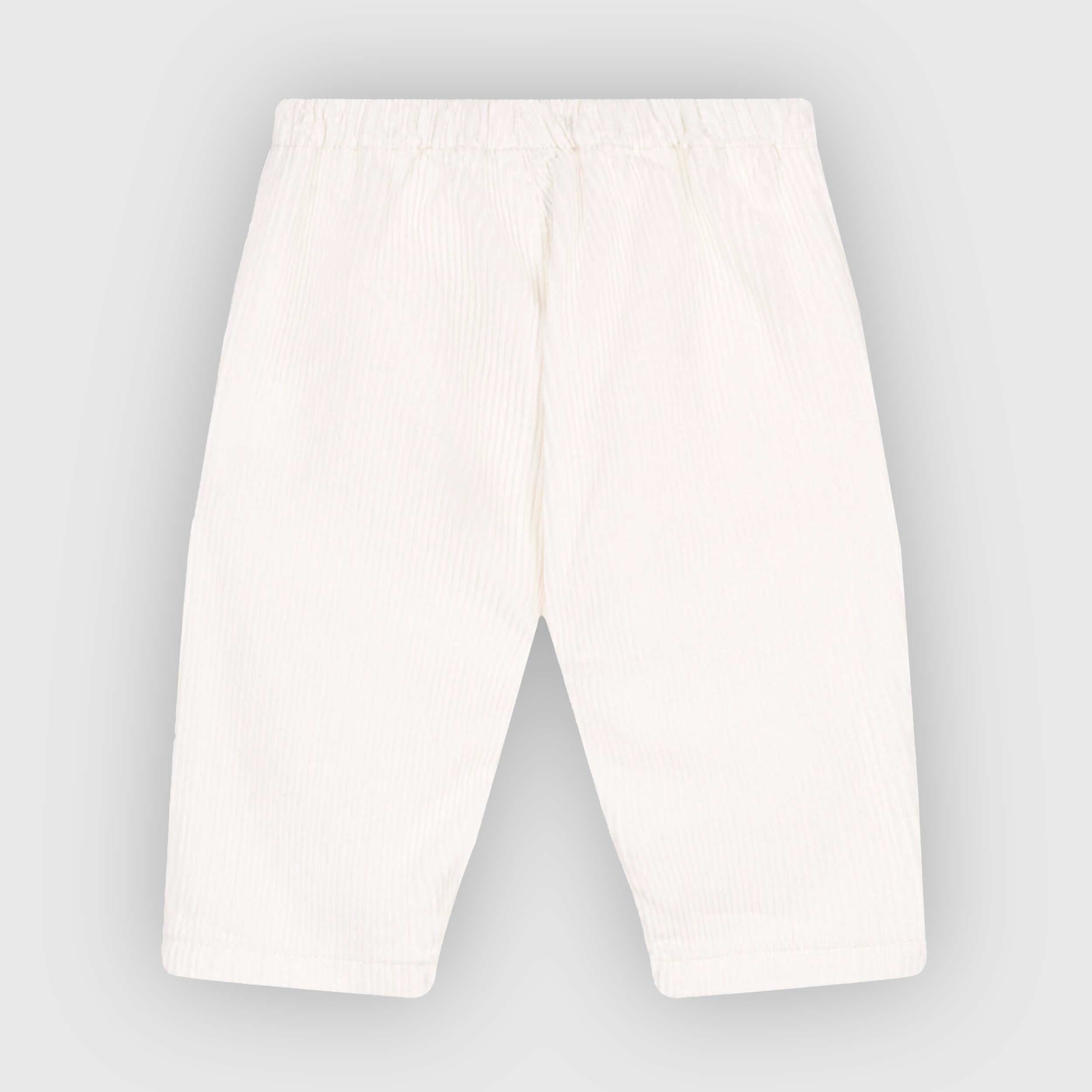 Pantaloni In Velluto Bianco Firmato PETIT BATEAU - annameglio.com abbigliamento moda