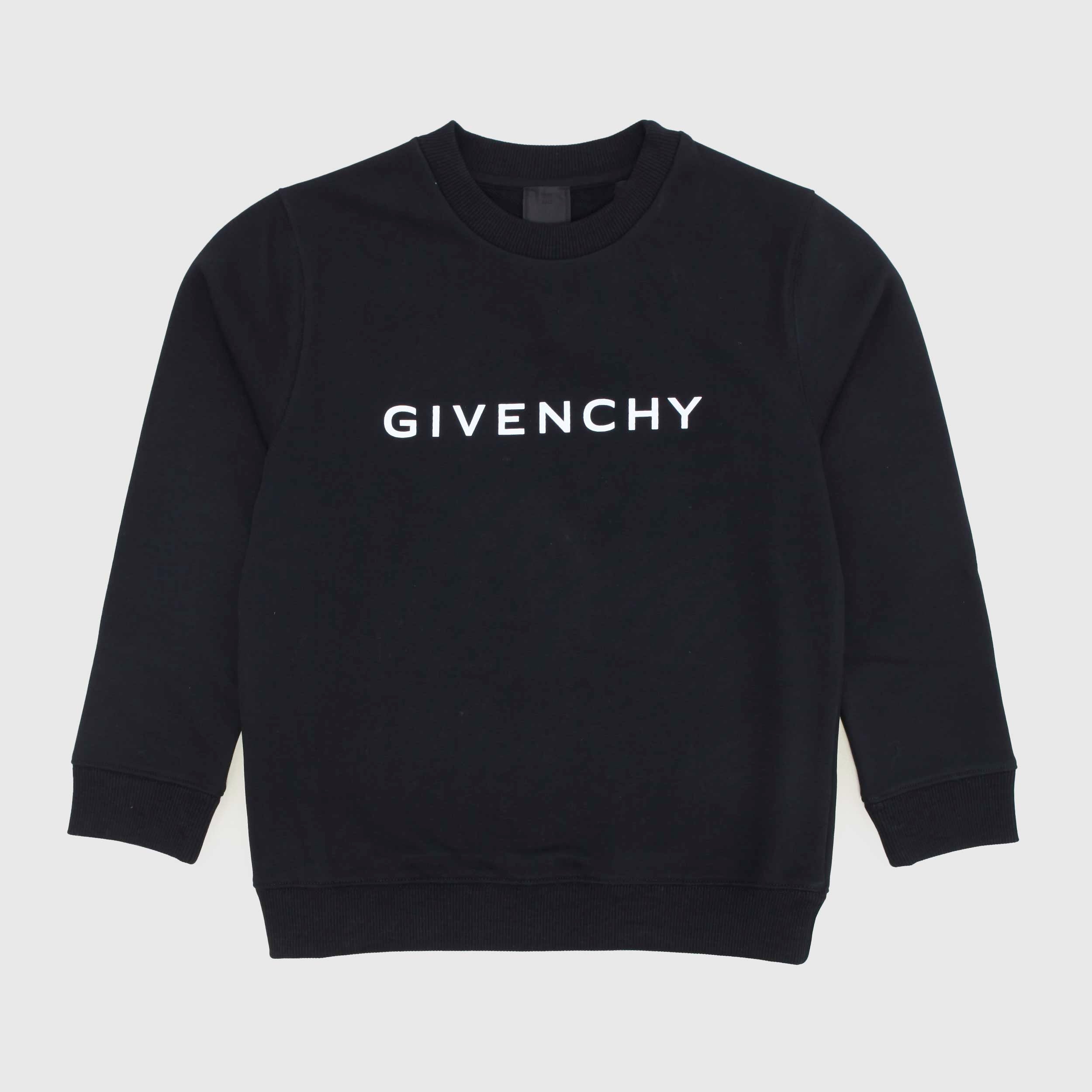 Felpa Nera Girocollo Firmata GIVENCHY - annameglio.com abbigliamento moda