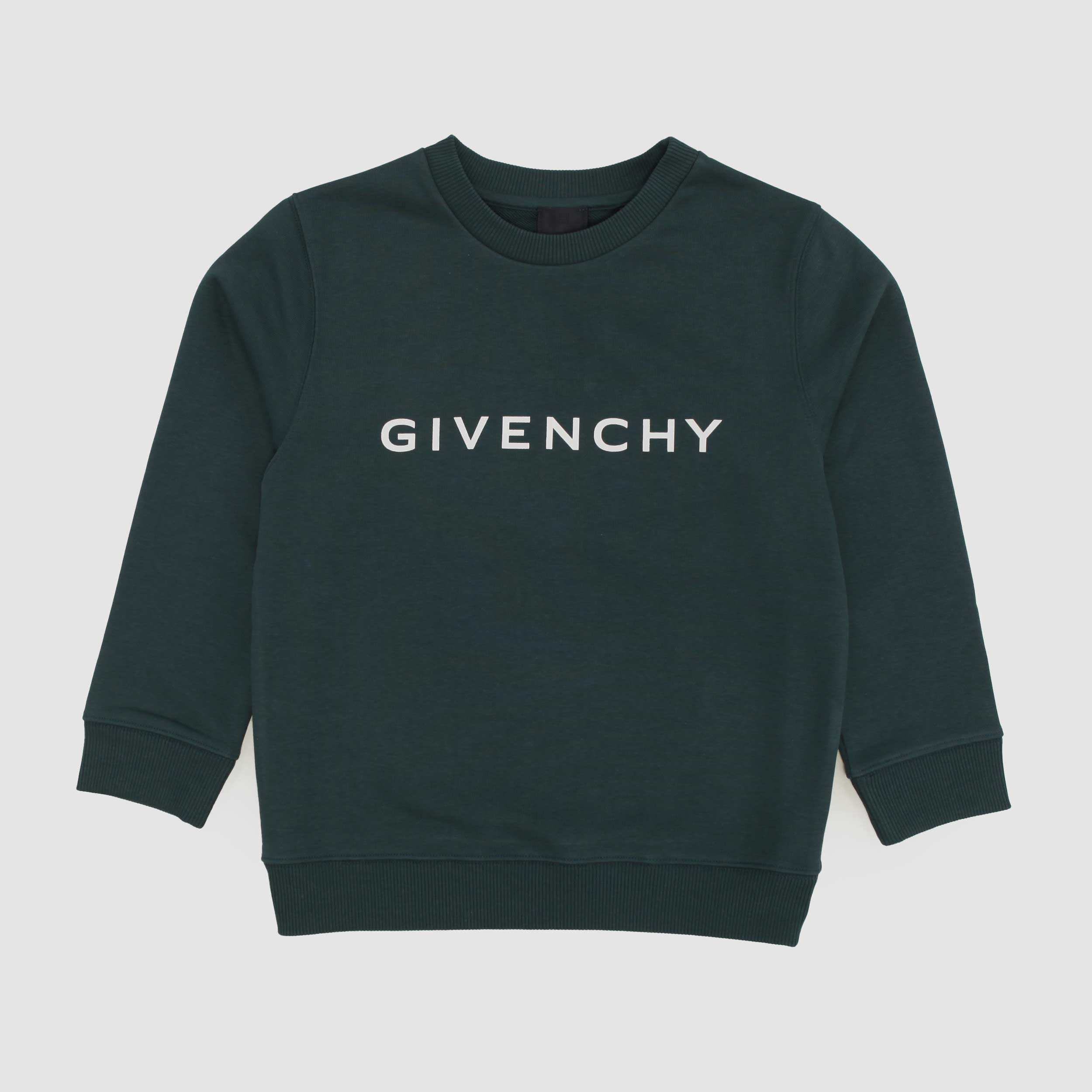 Felpa Verde Girocollo Firmata GIVENCHY - annameglio.com abbigliamento moda