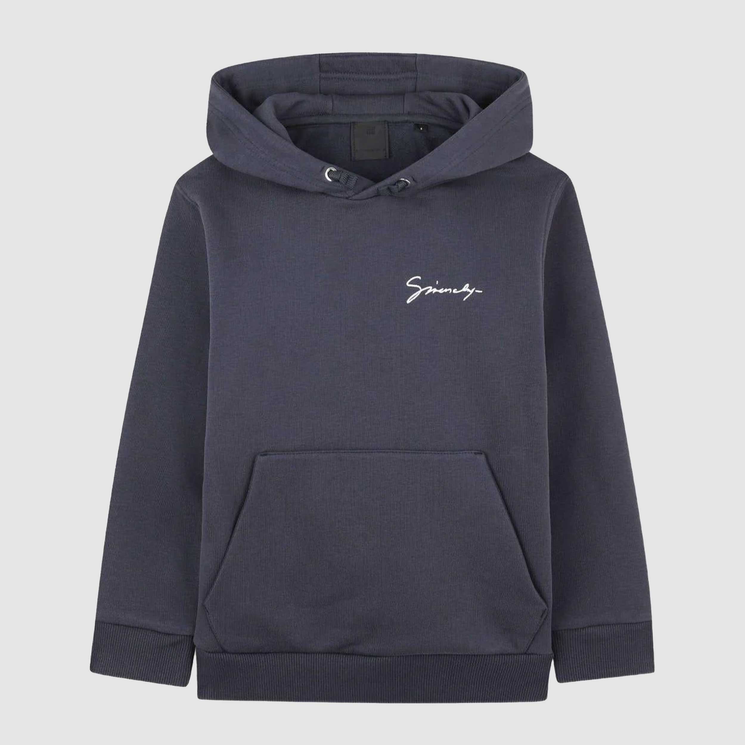 Felpa Blu Con Stampa Sul Retro Firmata GIVENCHY - annameglio.com abbigliamento moda