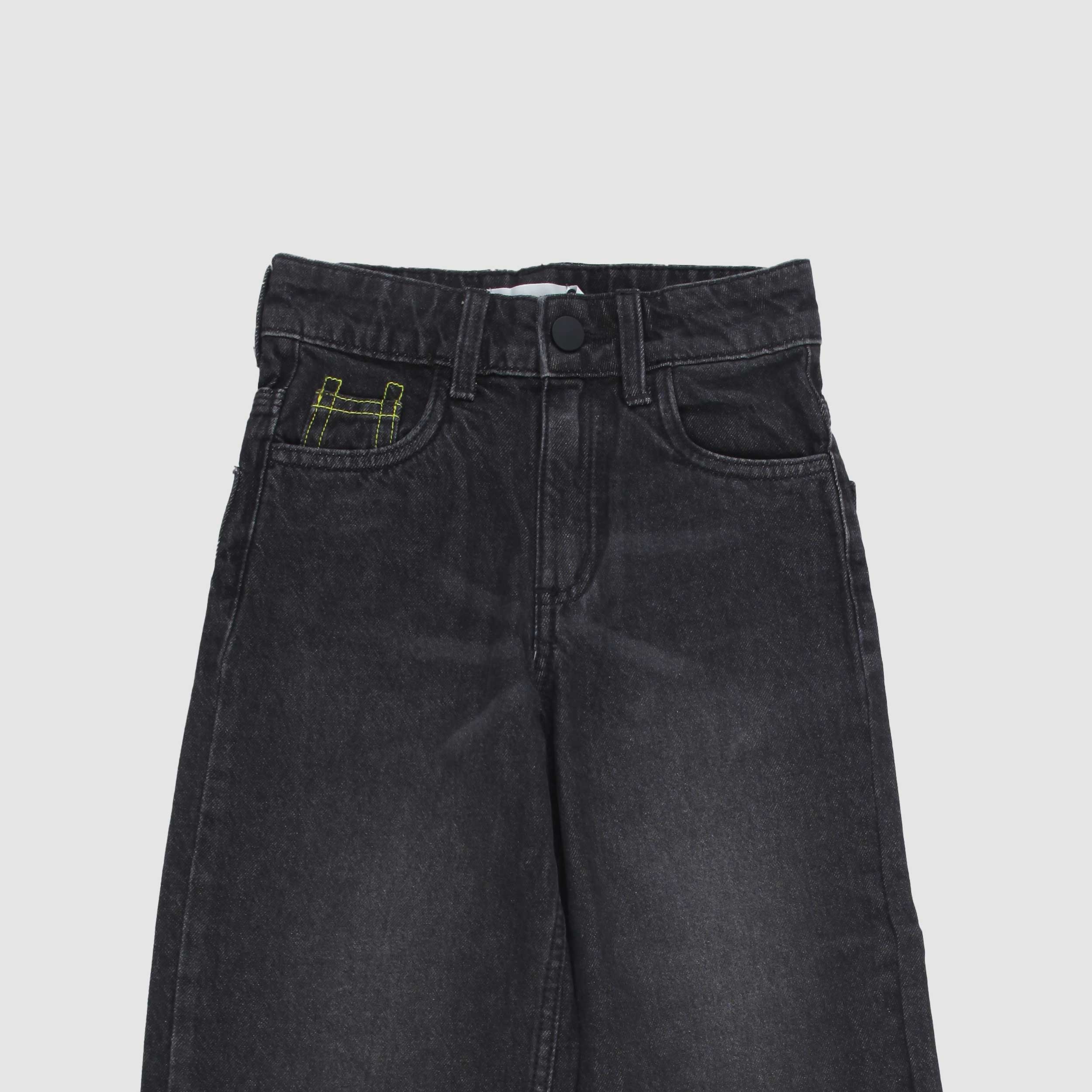 Jeans Nero Modello Largo Firmato BILLIEBLUSH - annameglio.com abbigliamento moda